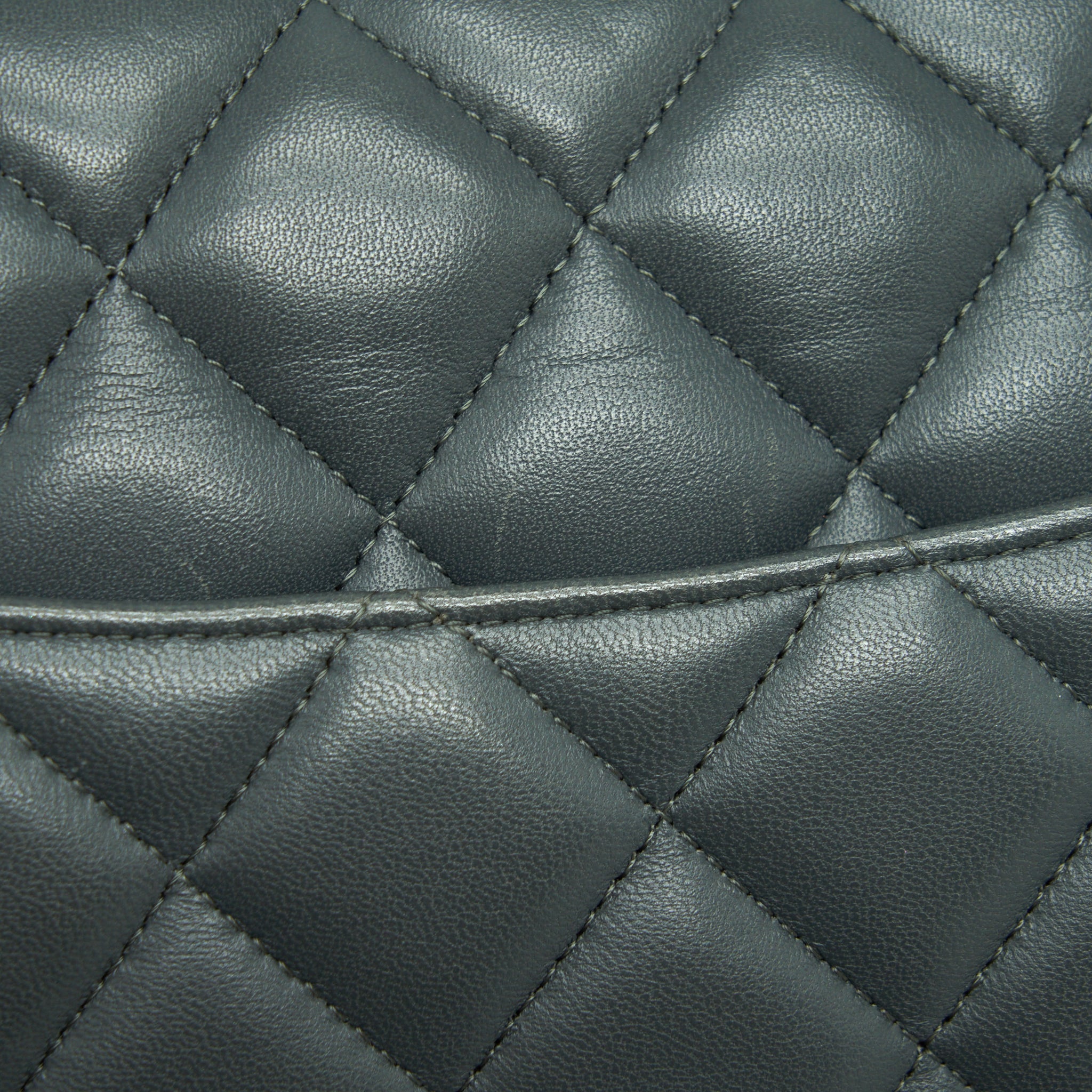 Chanel Jumbo Classic Double Flap Bag Lambskin Grey