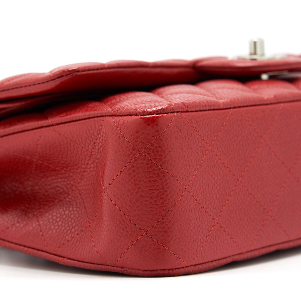 Chanel Classic Double Flap Bag Caviar Red