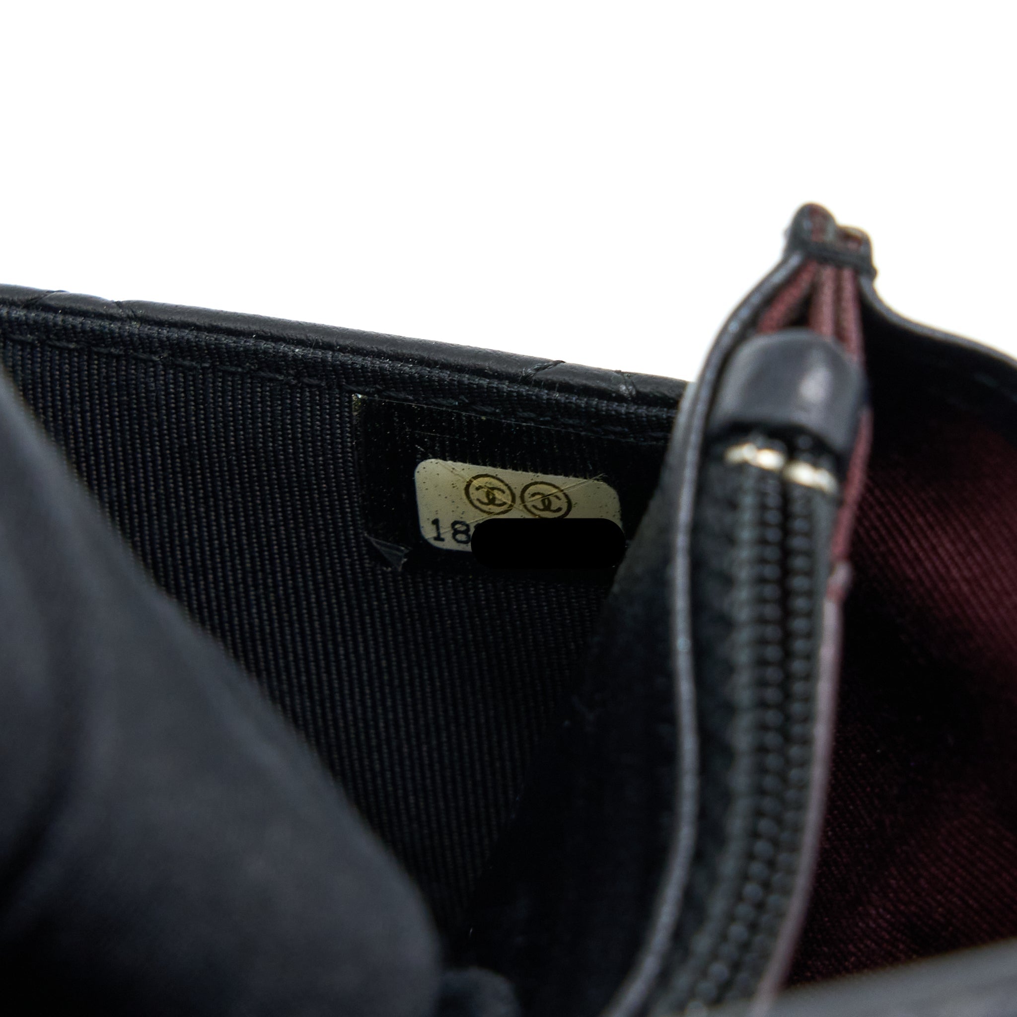 Chanel Classic Wallet On Chain Lambskin Black