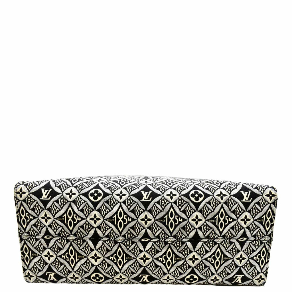 LOUIS VUITTON Onthego GM 1854 Jacquard Tote Bag Grey