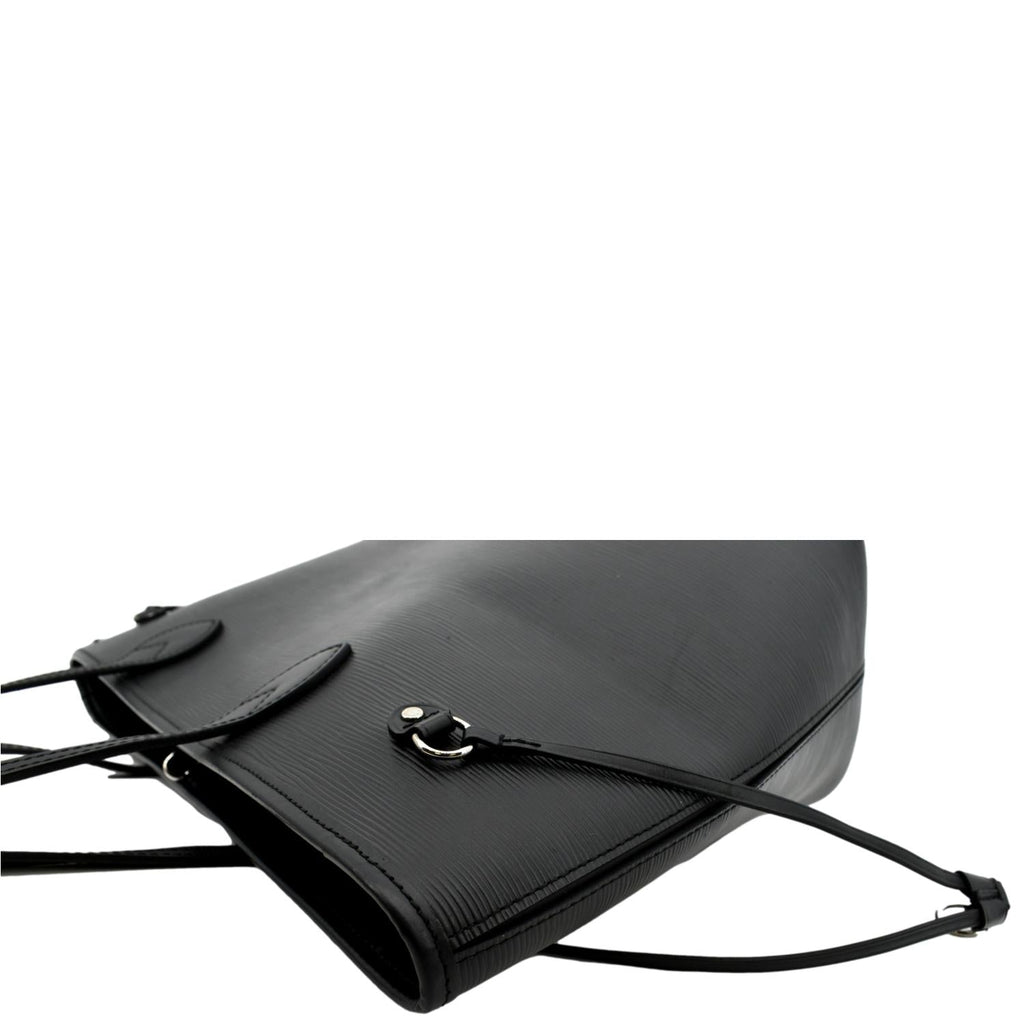 LOUIS VUITTON Neverfull Epi Leather Tote Shoulder Bag Black