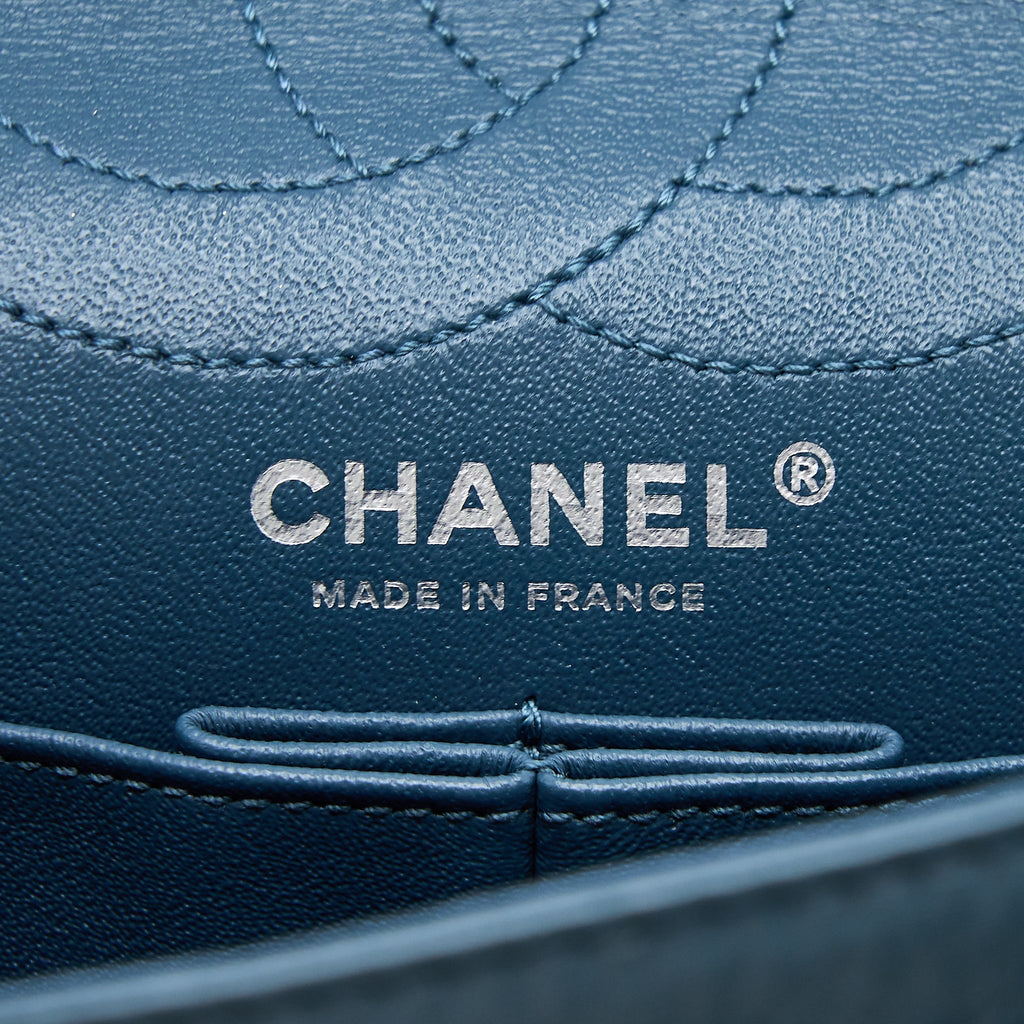Chanel 2.55 226 Reissue Flap Bag Calfskin Blue Grey
