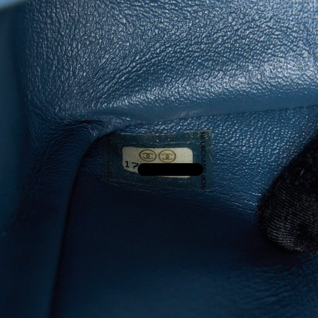 Chanel 2.55 226 Reissue Flap Bag Calfskin Blue Grey