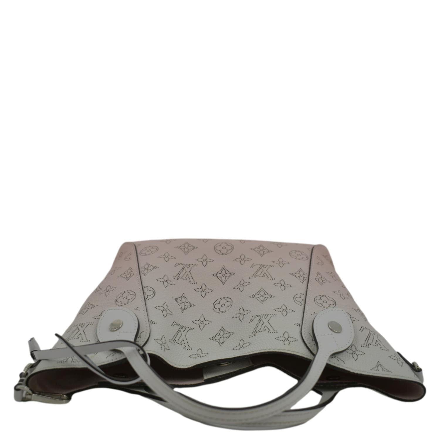 LOUIS VUITTON Hina PM Mahina Leather Tote Shoulder Bag Lilas