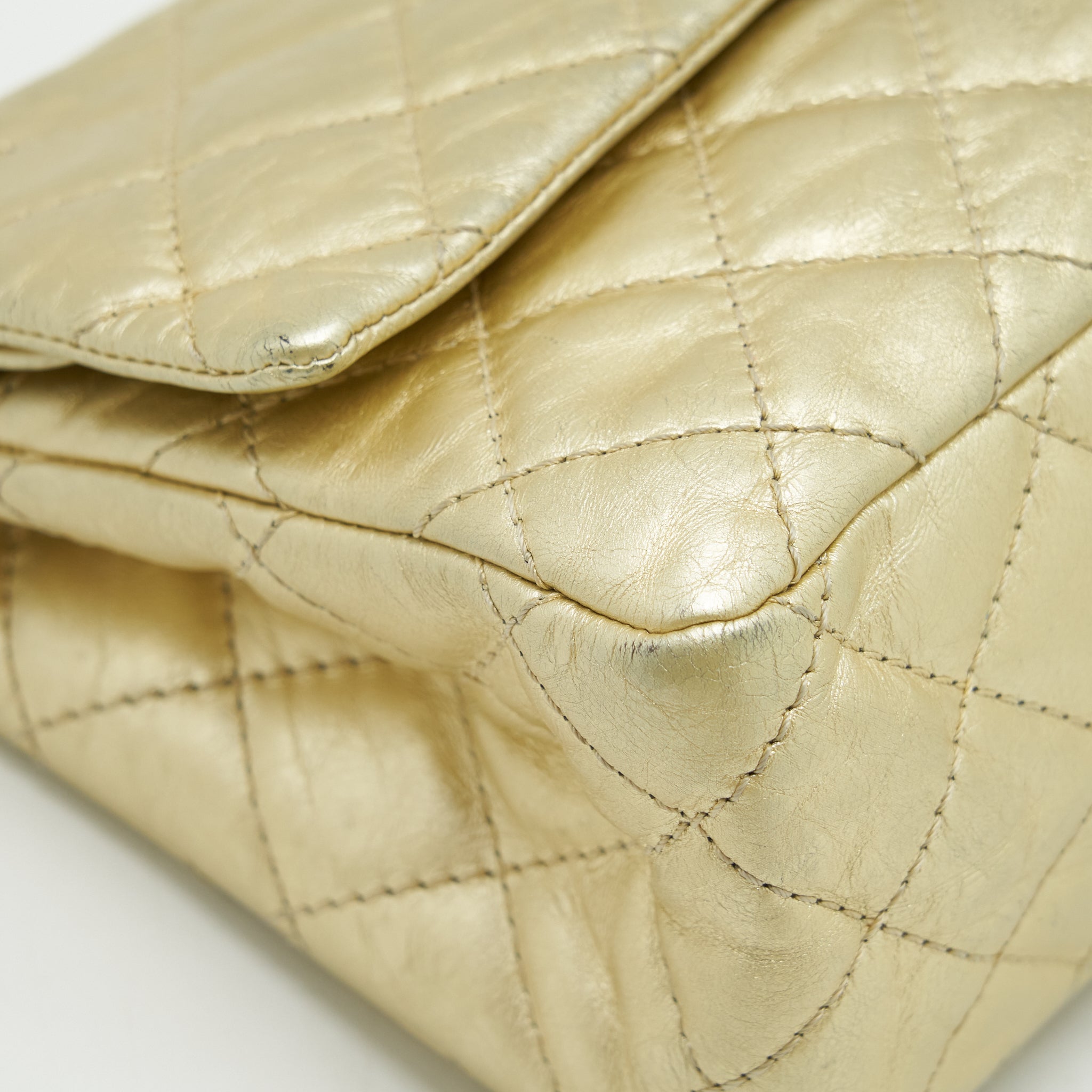 Chanel 2.55 Reissue 226 Double Flap Bag Gold