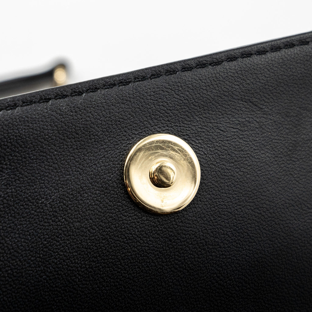 Chanel Small Flap Bag Lambskin Black L
