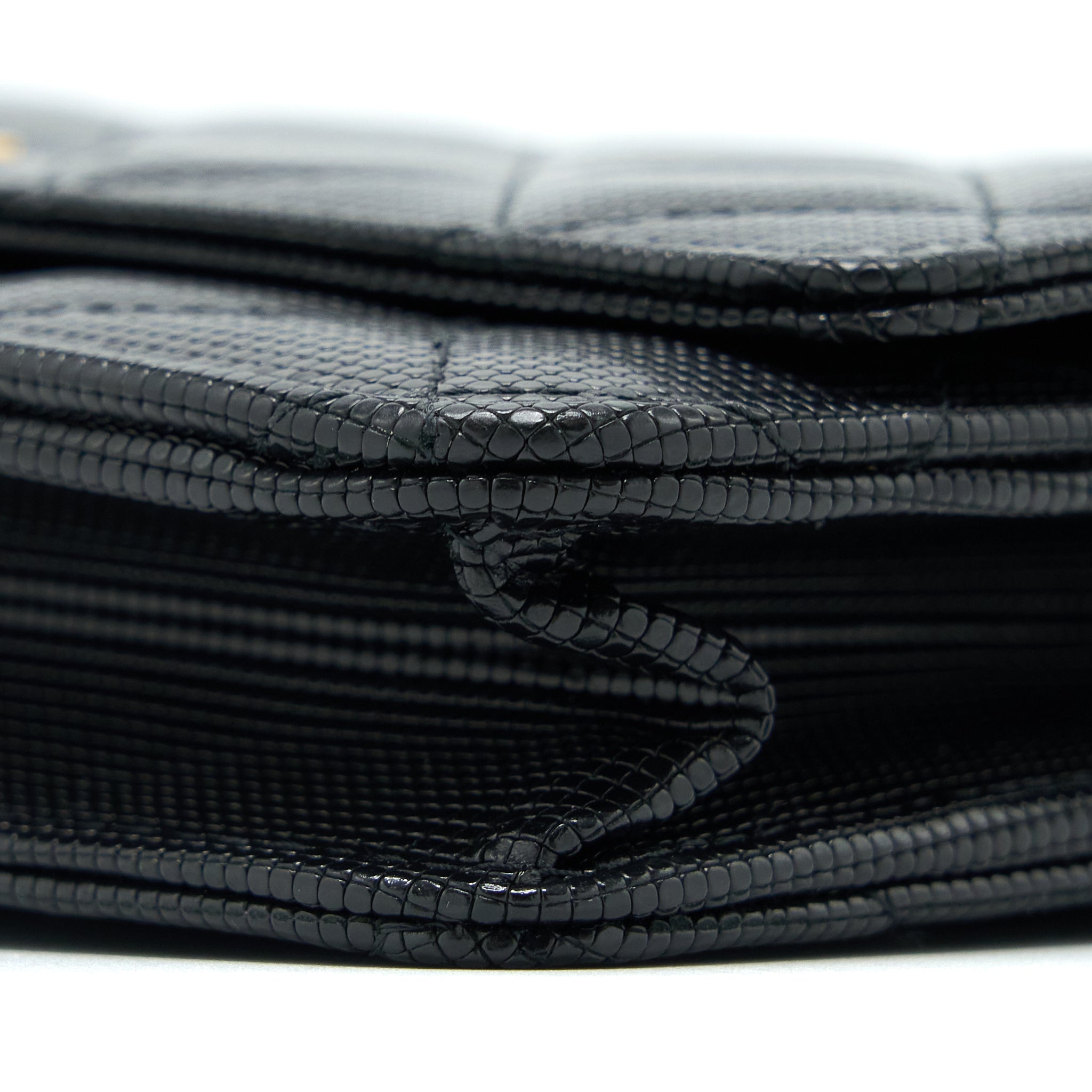 Chanel Limited Wallet On Chain Calfskin Black