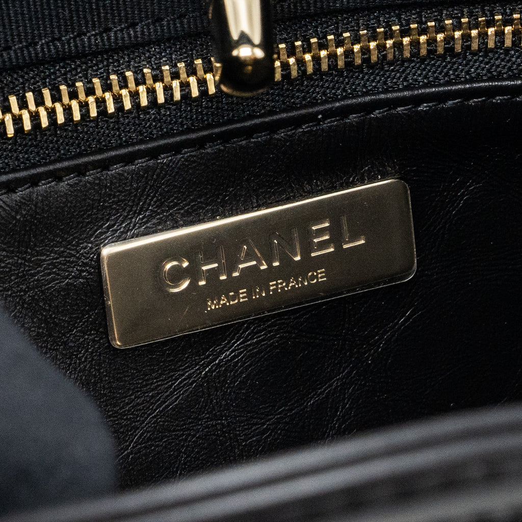 Chanel 23A Mini 31 Bag Calfskin Black L(Microchip)