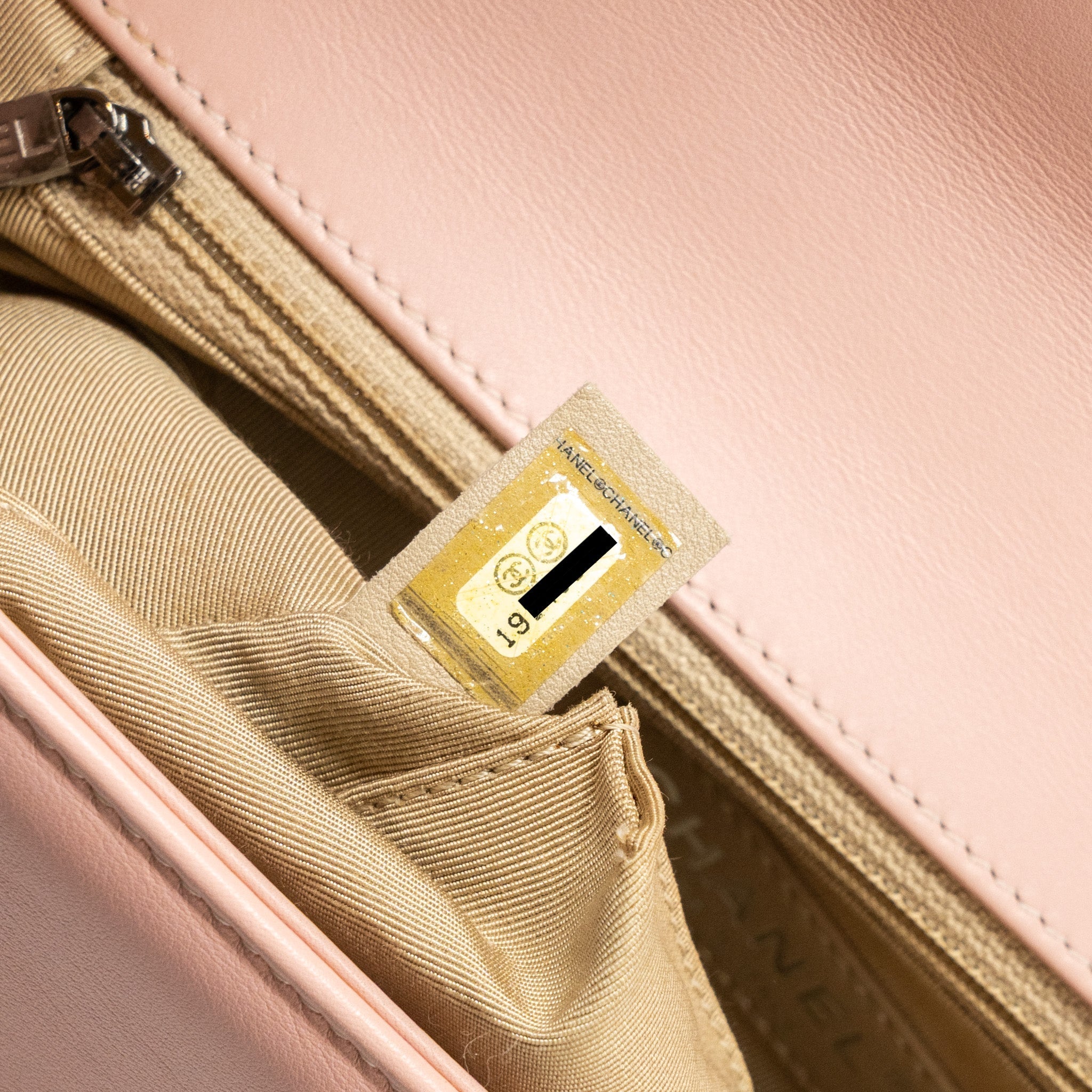 Chanel New Medium Boy Bag Patent Pink