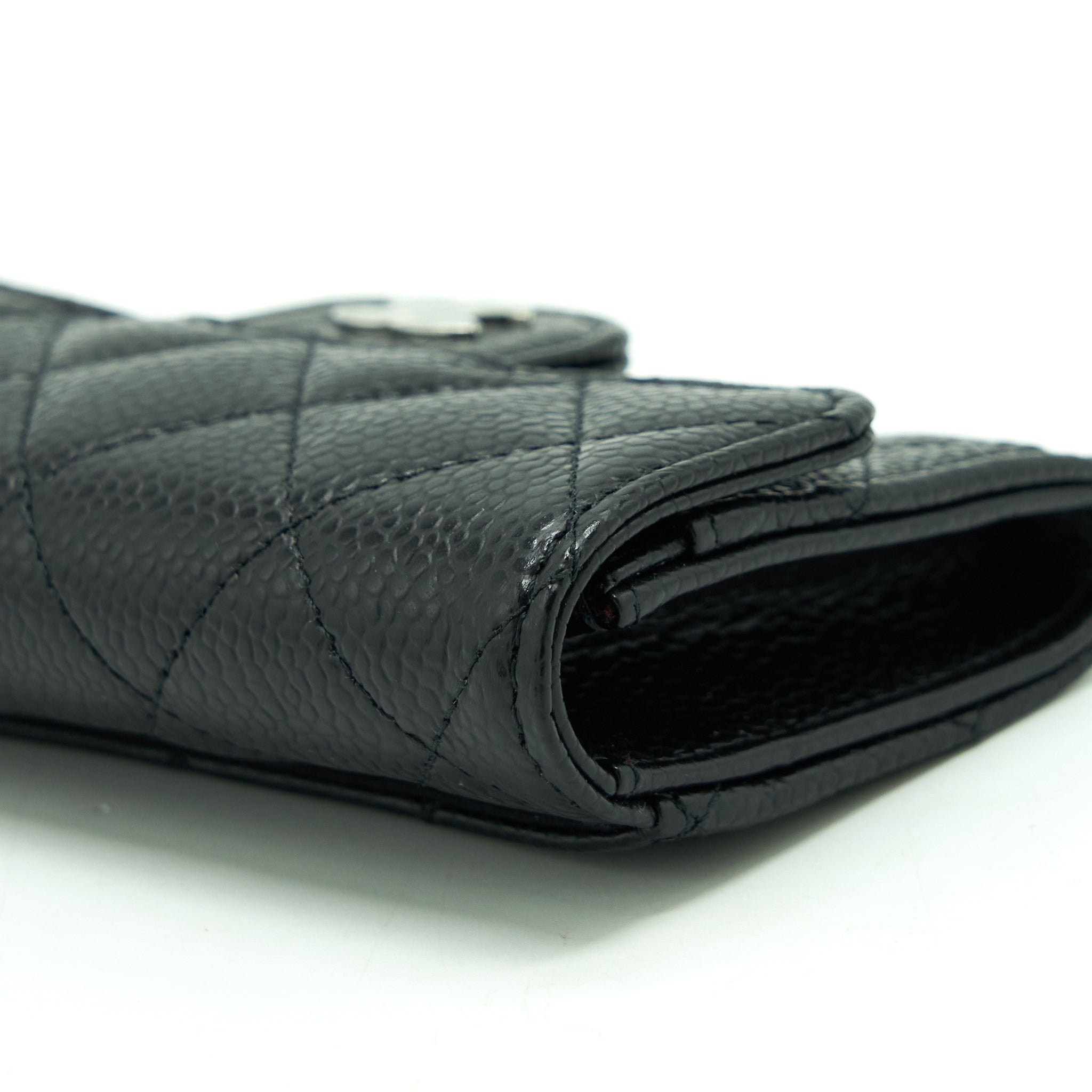 Chanel Classic Flap Card Holder Caviar Black