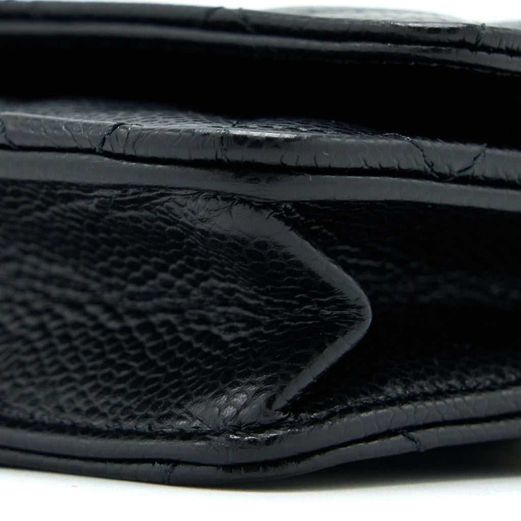 Chanel Classic Wallet On Chain Caviar Black  (Microchip)