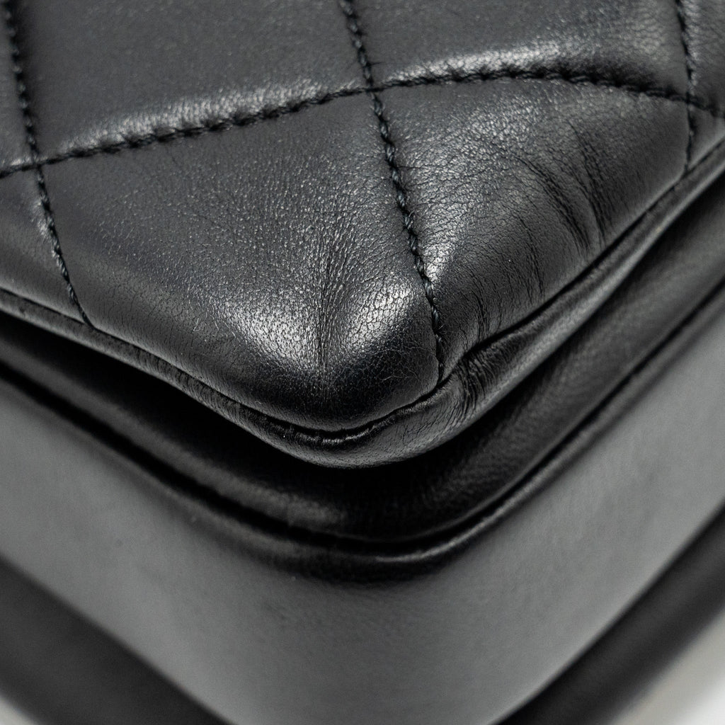 Chanel Small Trendy CC flap Bag Lambskin Black