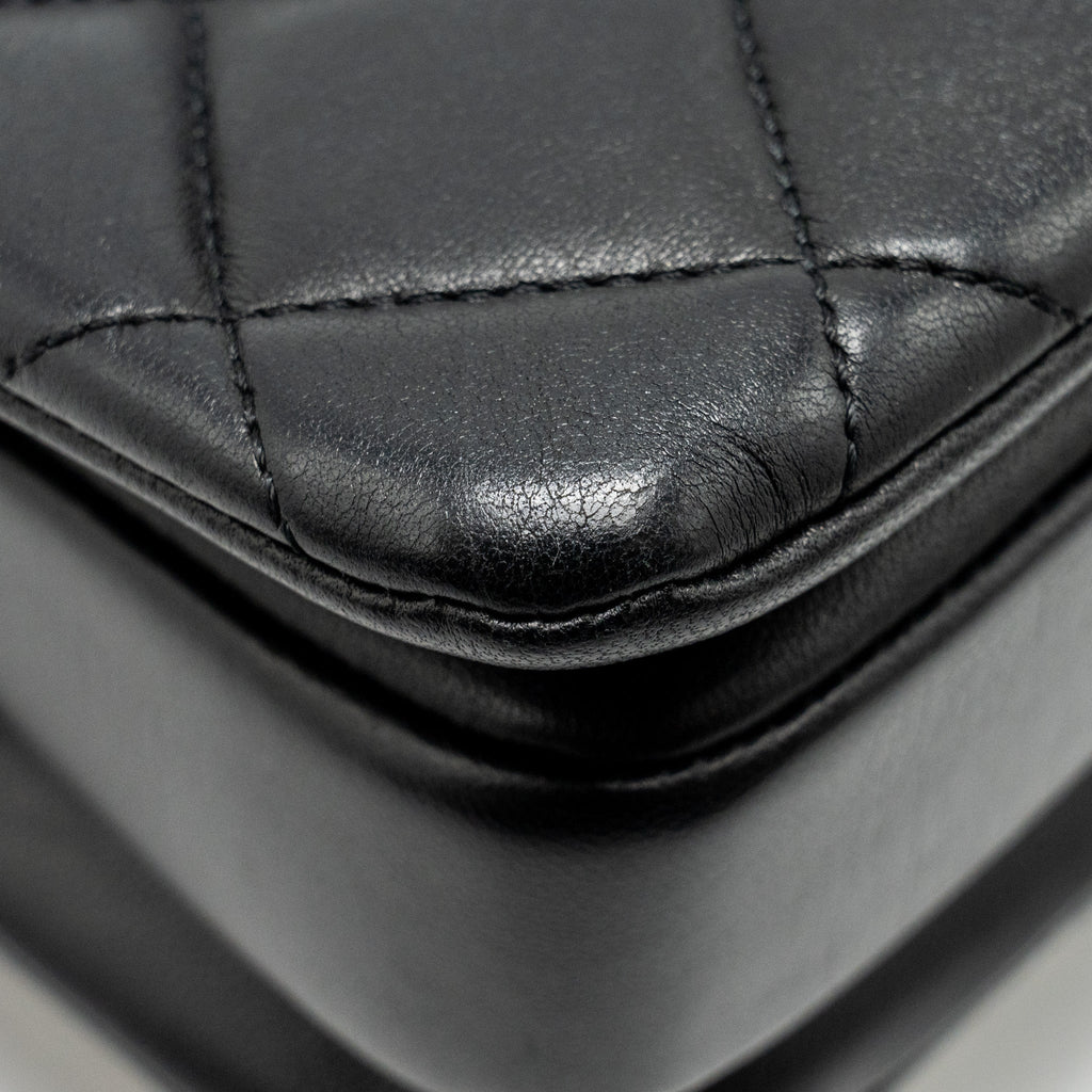 Chanel Small Trendy CC flap Bag Lambskin Black