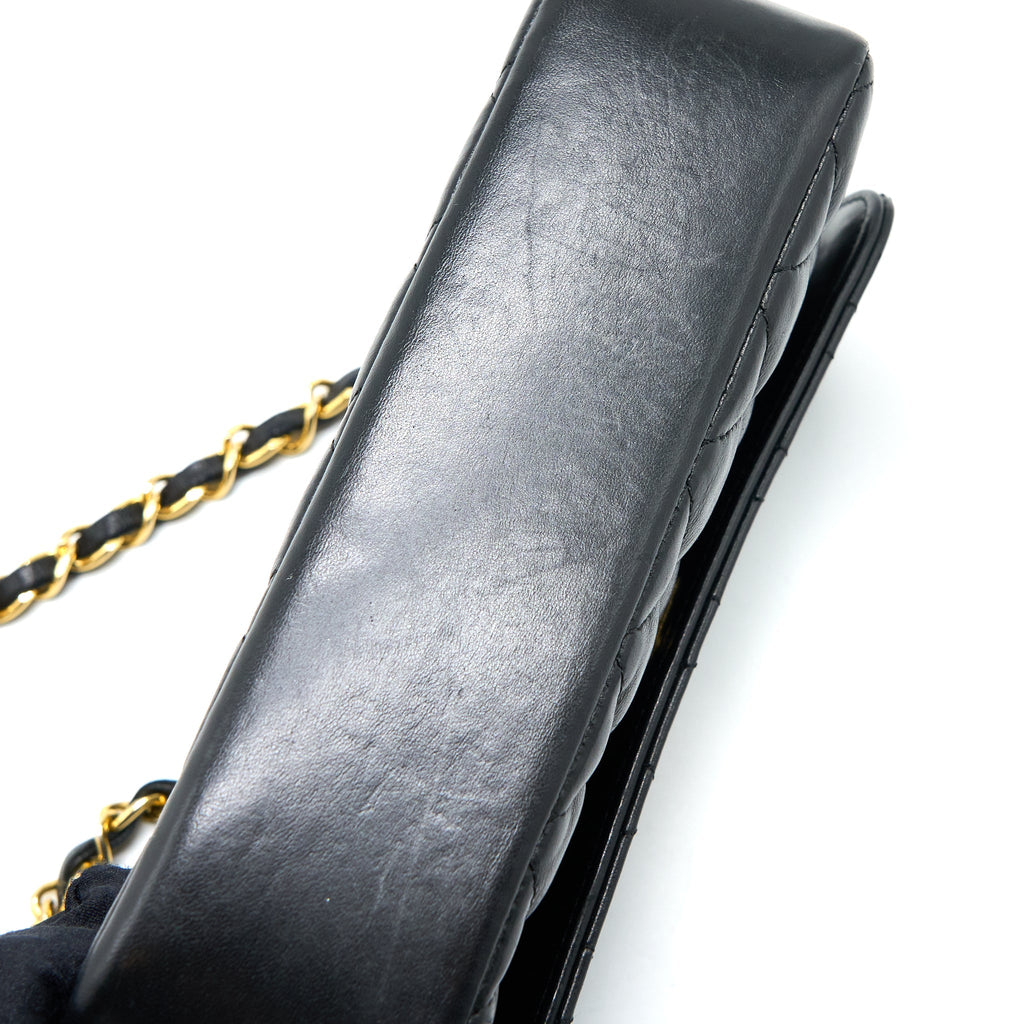 Chanel Vintage Mini Flap Bag Lambskin Black