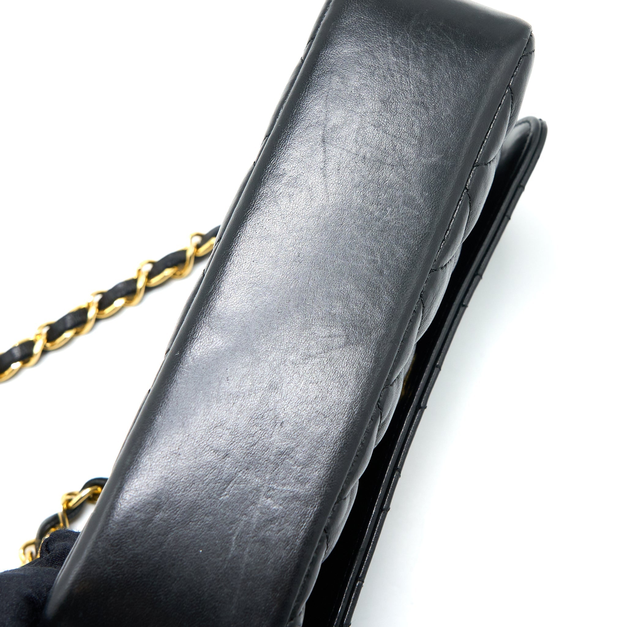 Chanel Vintage Mini Flap Bag Lambskin Black