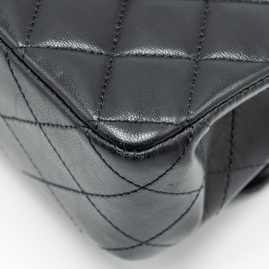 Chanel Medium Classic Double Flap Bag Lambskin Black
