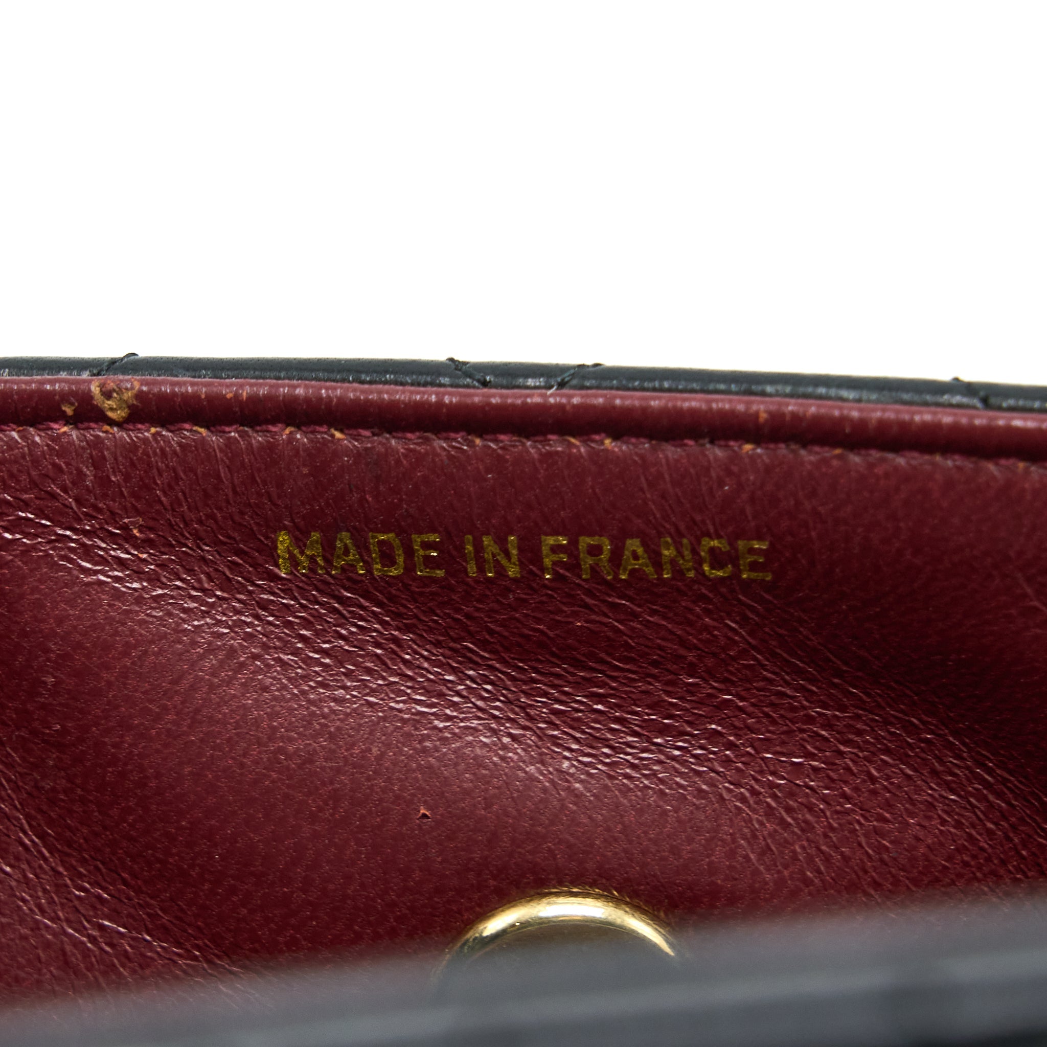 Chanel Vintage Mini Flap Bag Lambskin Black