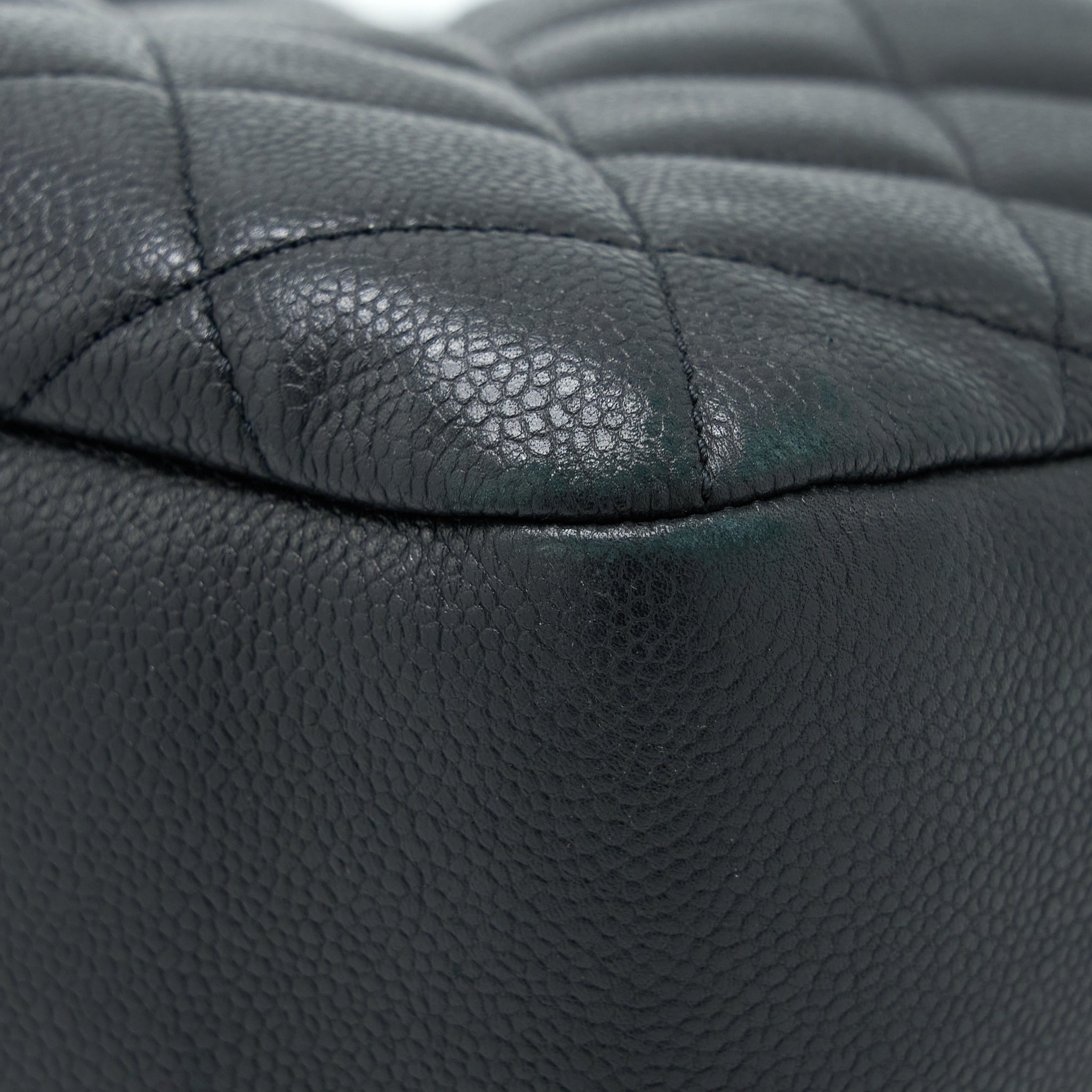 Chanel Matelasse Chain Tote Bag Caviar Black