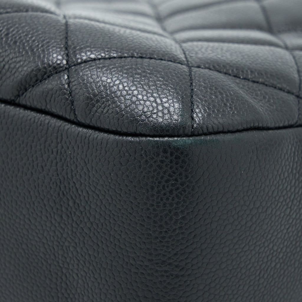 Chanel Matelasse Chain Tote Bag Caviar Black