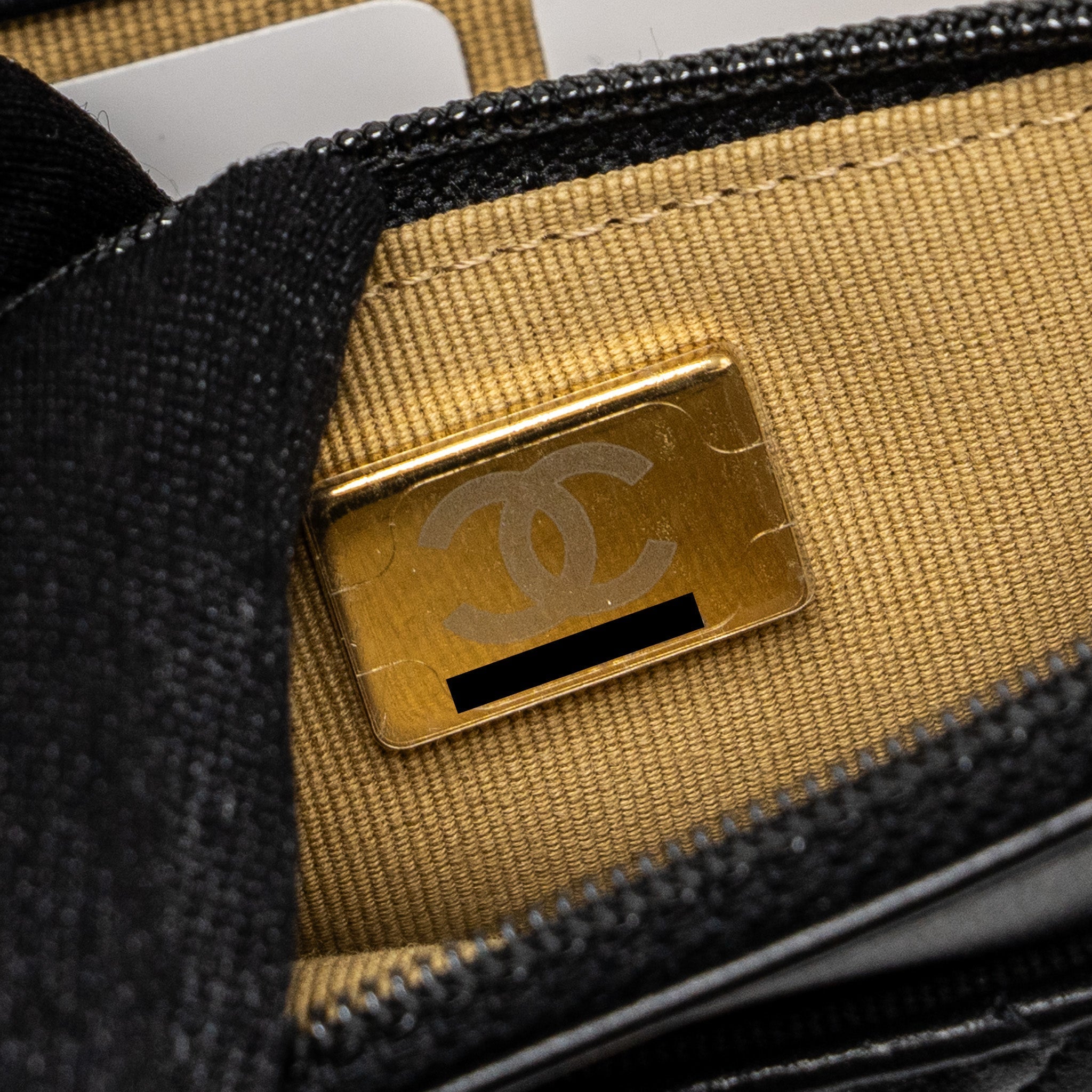 Chanel 22S Pearl Crush Wallet on Chain Lambskin Black Brushed  (Microchip)