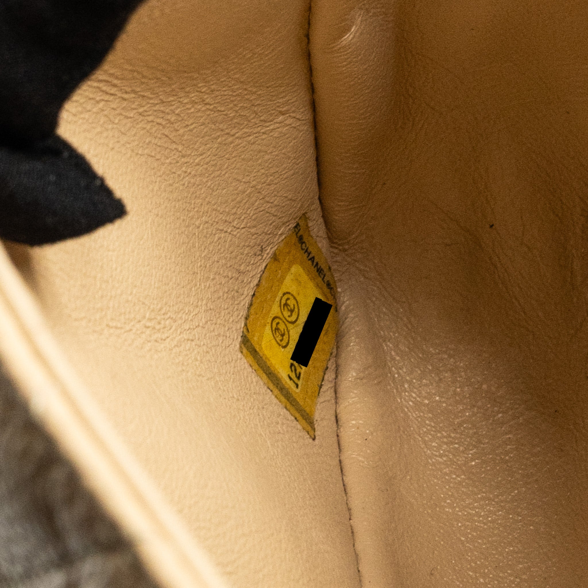 Chanel East-West Flap Shoulder Bag Caviar Beige