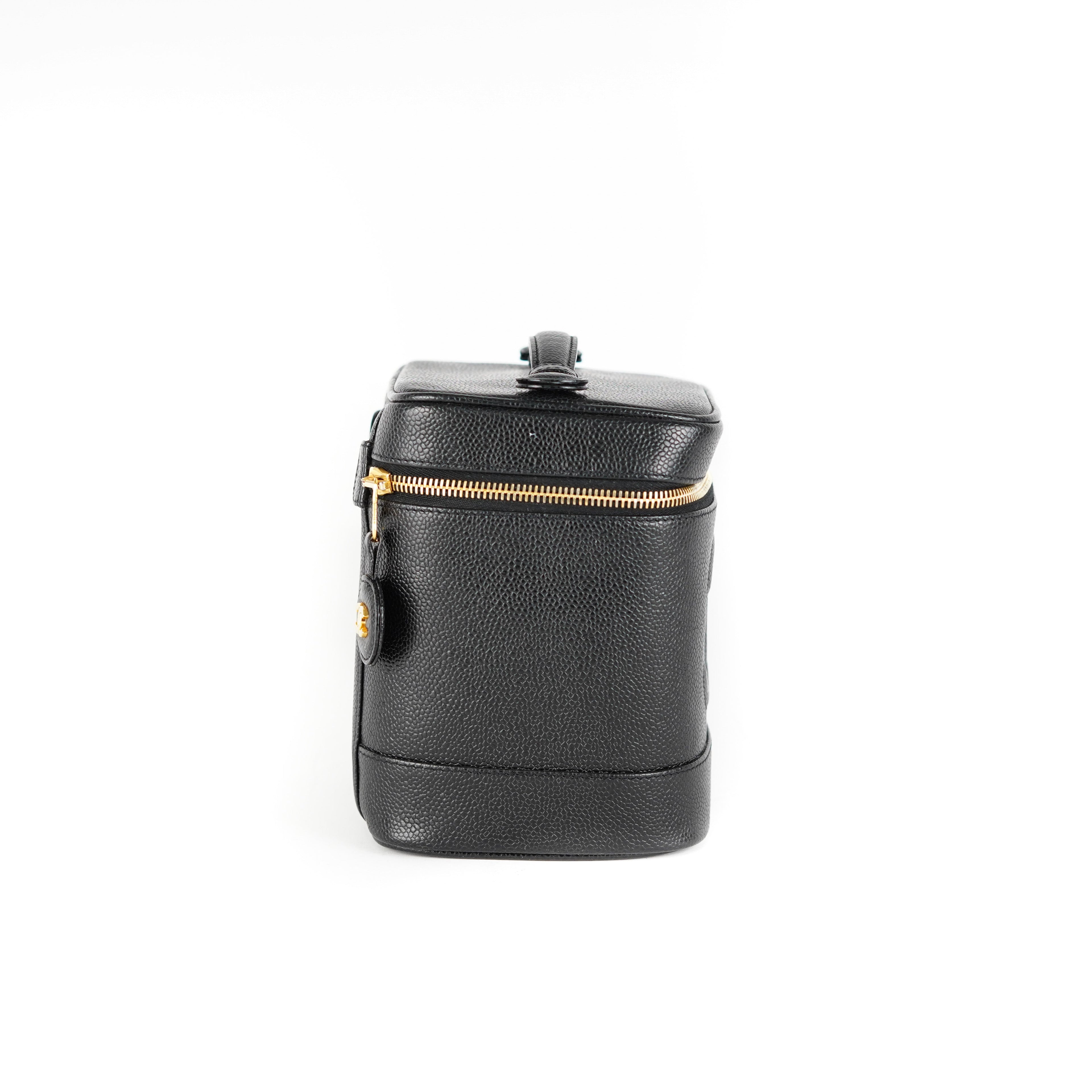 ITEM 11 - Chanel Vintage Caviar Vanity