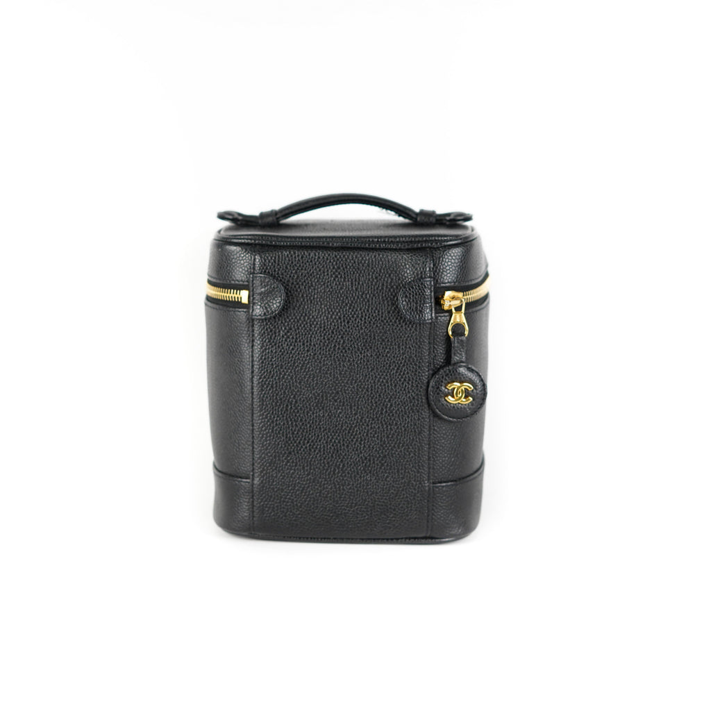 ITEM 11 - Chanel Vintage Caviar Vanity