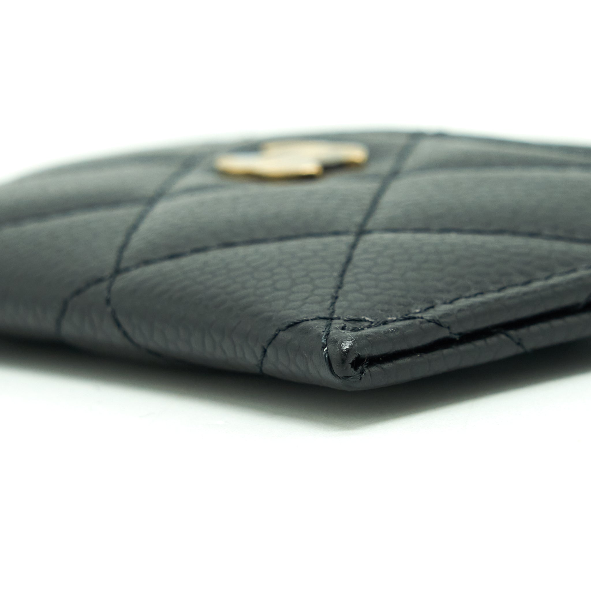 Chanel Classic Card Holder Caviar Black