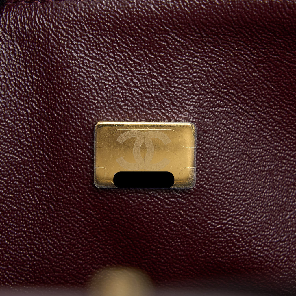 Chanel Medium Classic Double Flap Bag Caviar Black  (Microchip)