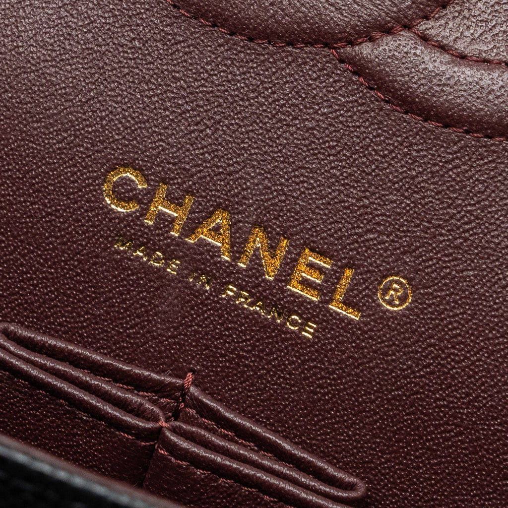 Chanel Medium Classic Double Flap Bag Caviar Black