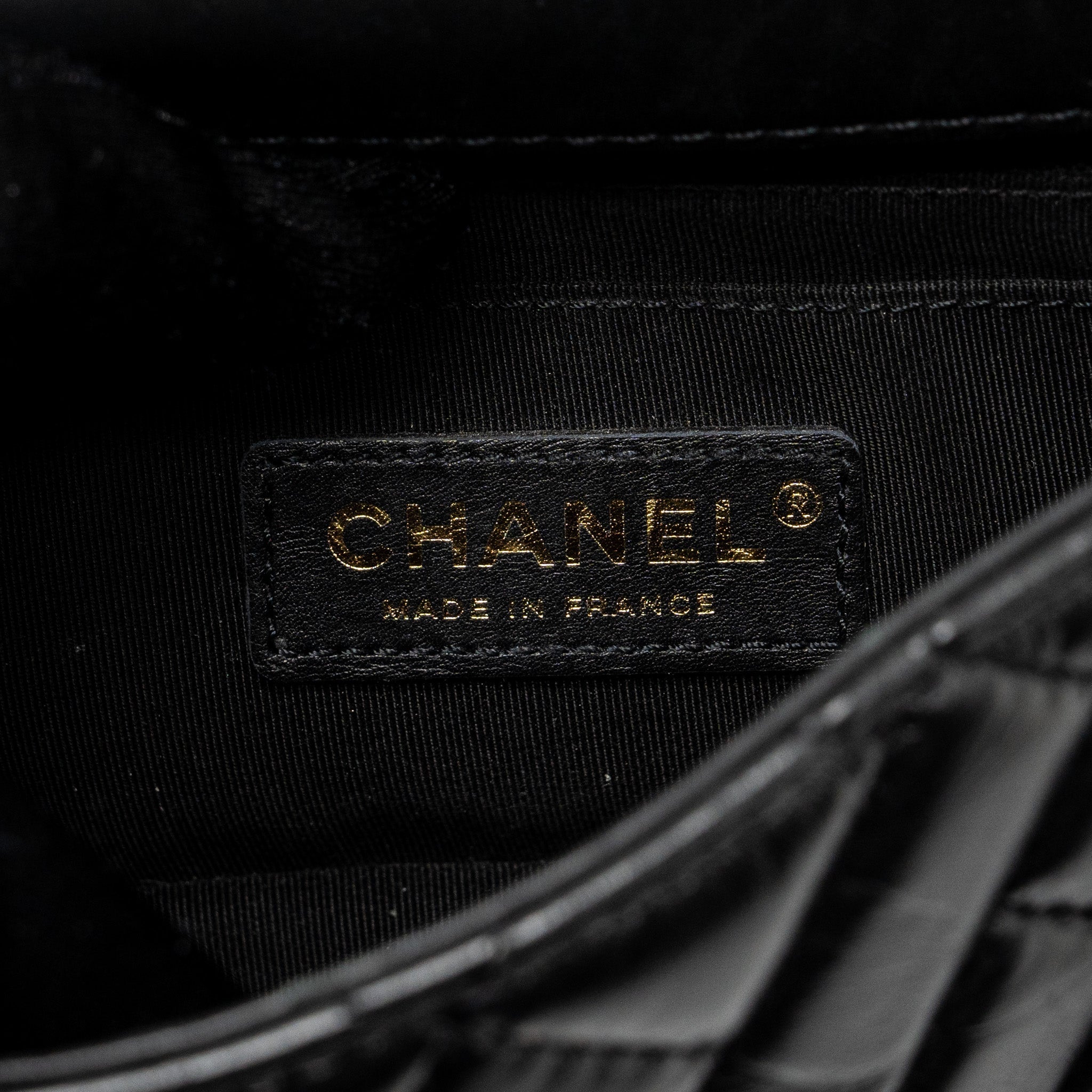 Chanel Mont Coco Mini Flap Bag Shiny Lambskin Black L