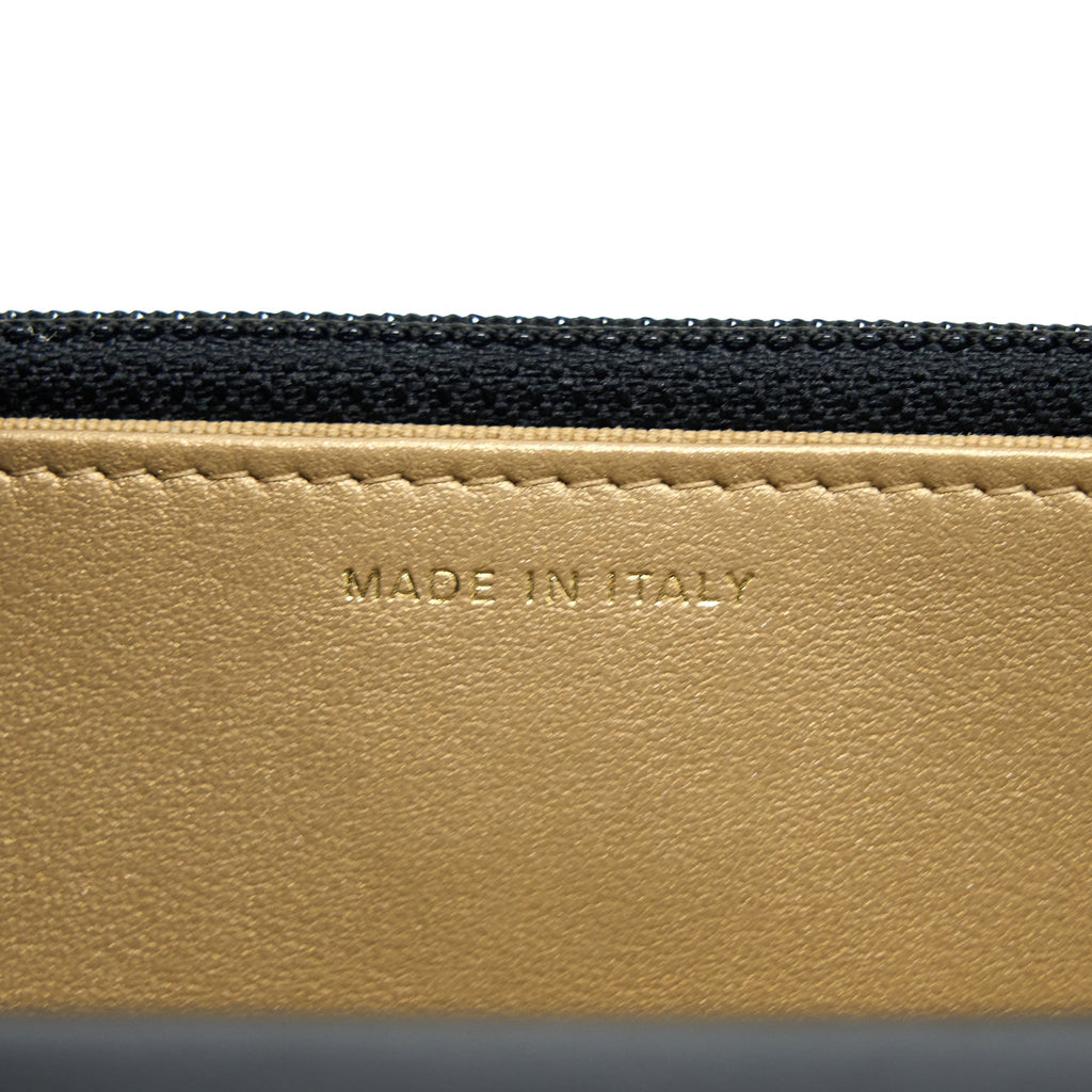 Chanel Pearl Crush Wallet on Chain Lambskin Black  (Microchip)