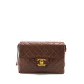 Chanel Vintage Classic Timeless Backpack Lambskin Brown