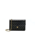 Chanel Vintage Flap Bag Lambskin Black
