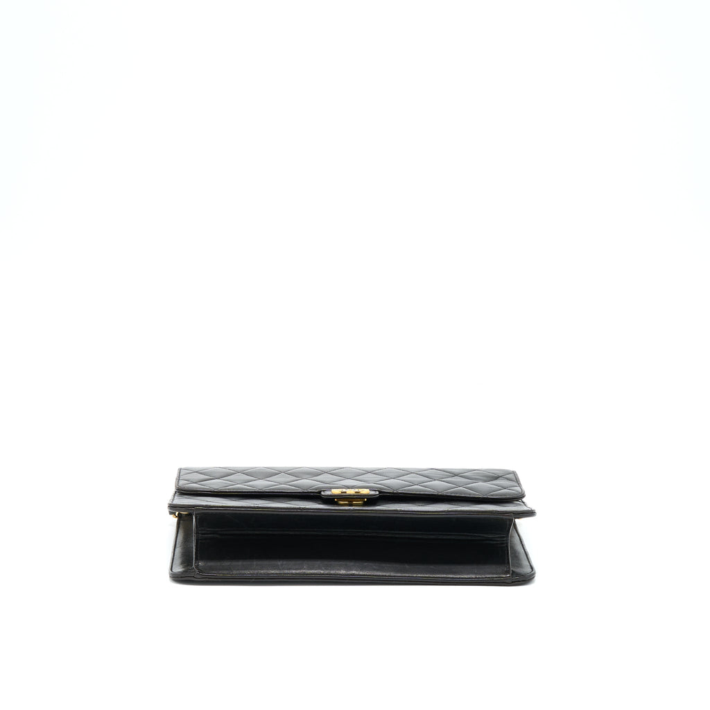 Chanel Vintage Flap Bag Lambskin Black