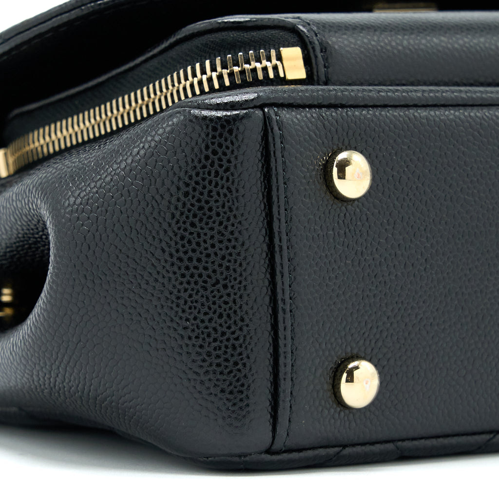Chanel Small Business Affinity Caviar Black L (Microchip)
