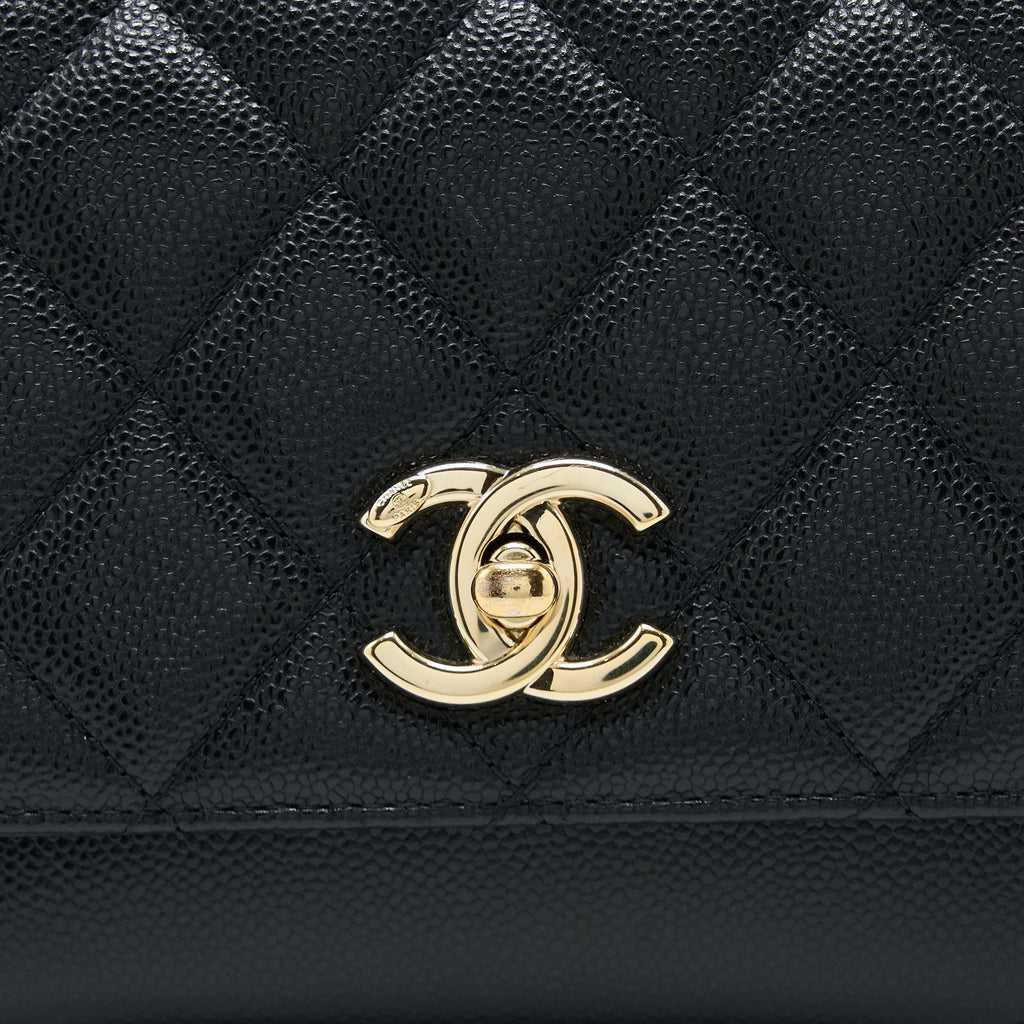 Chanel Small Business Affinity Caviar Black L (Microchip)
