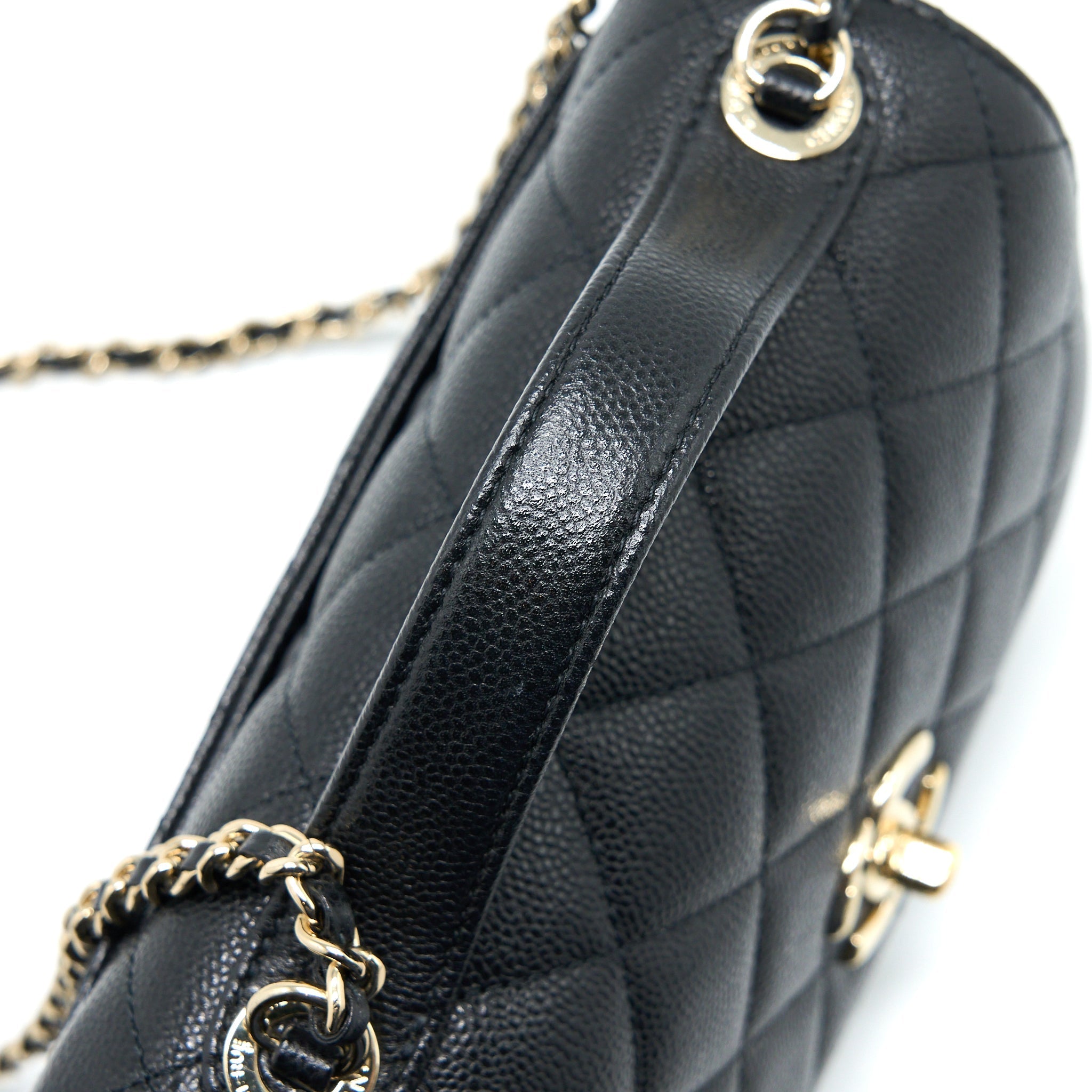 Chanel Small Business Affinity Caviar Black L (Microchip)