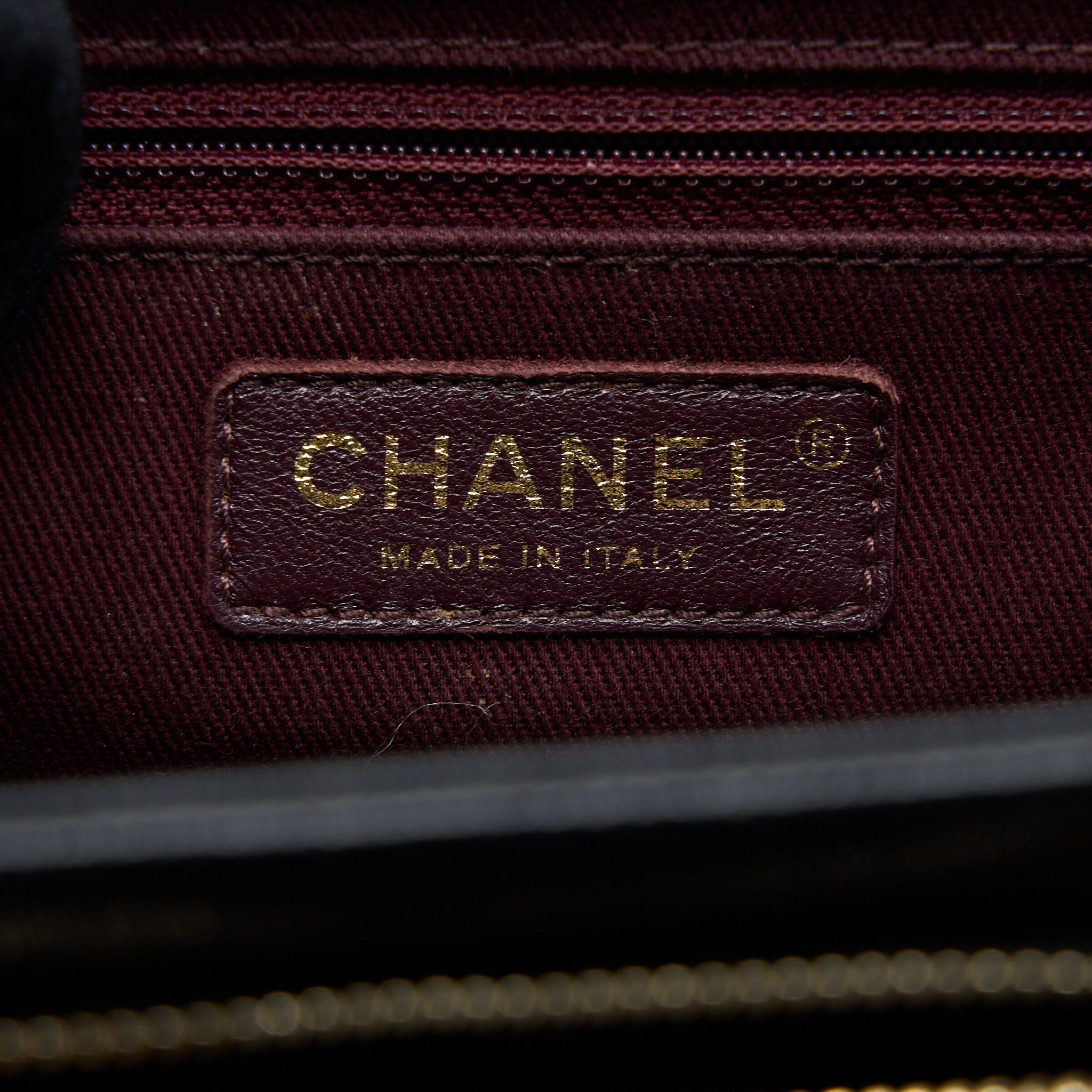 Chanel Small Business Affinity Caviar Black L (Microchip)