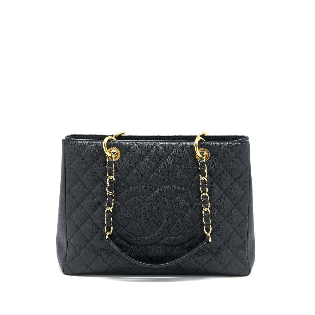 Chanel Grand Shopping Tote Bag Caviar Black