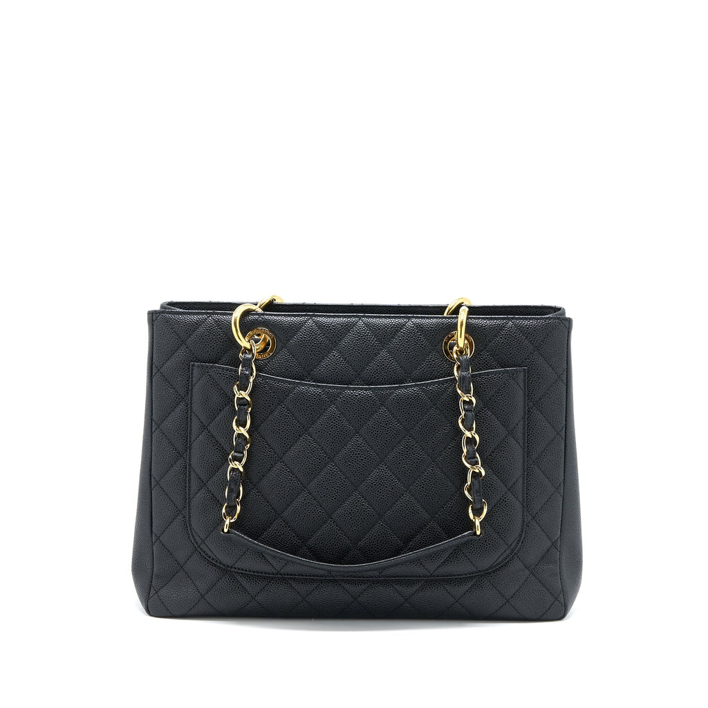 Chanel Grand Shopping Tote Bag Caviar Black