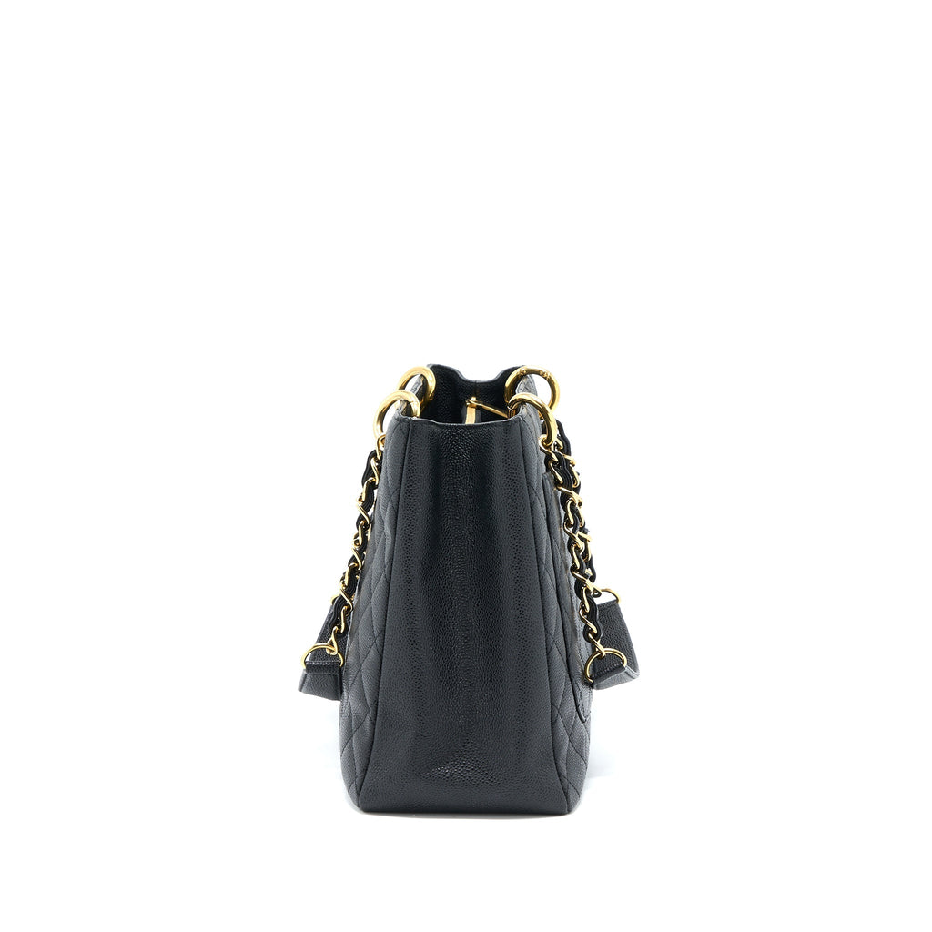 Chanel Grand Shopping Tote Bag Caviar Black