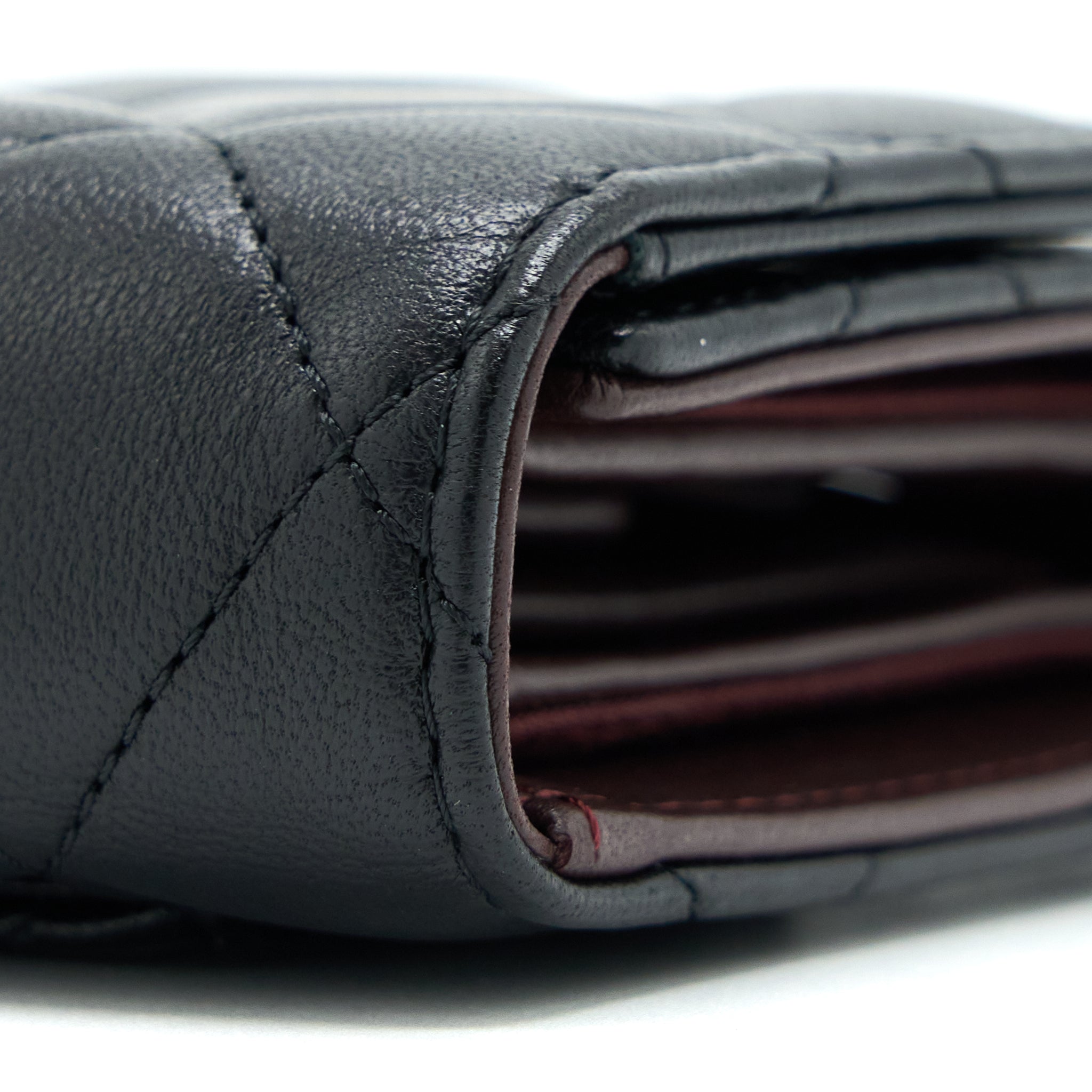 Chanel Classic Long Wallet Lambskin Black