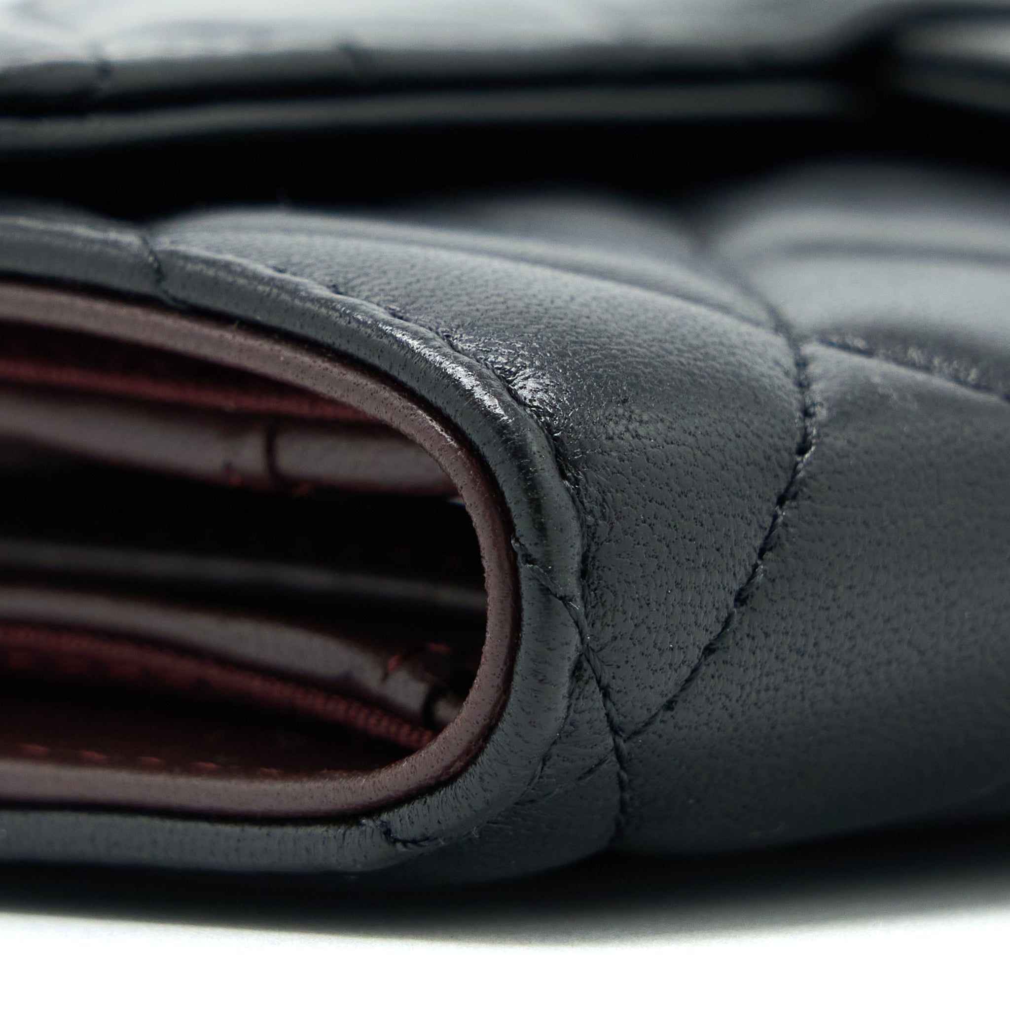 Chanel Classic Long Wallet Lambskin Black