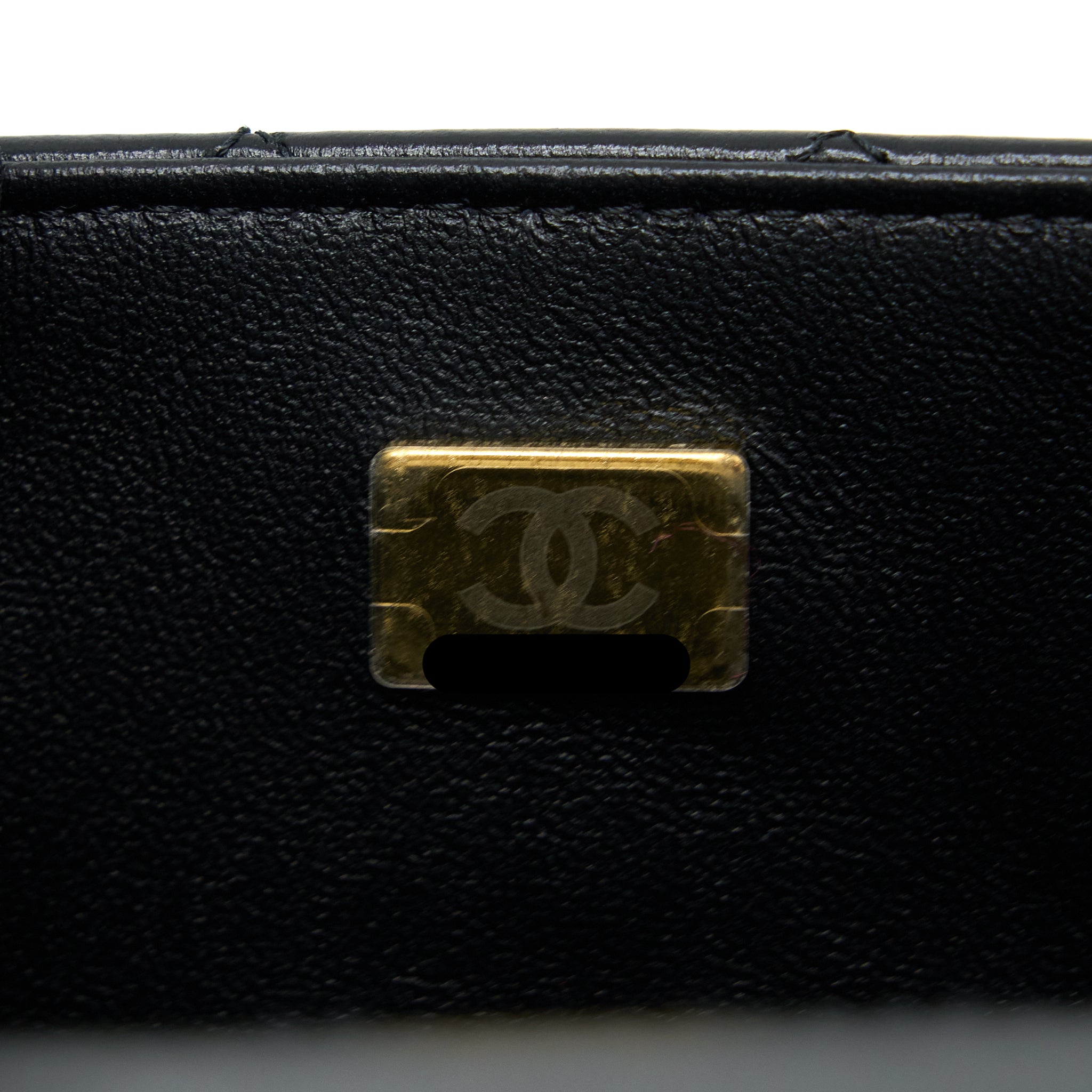 Chanel Classic Mini Rectangular Flap Bag Lambskin Black L (Microchip)