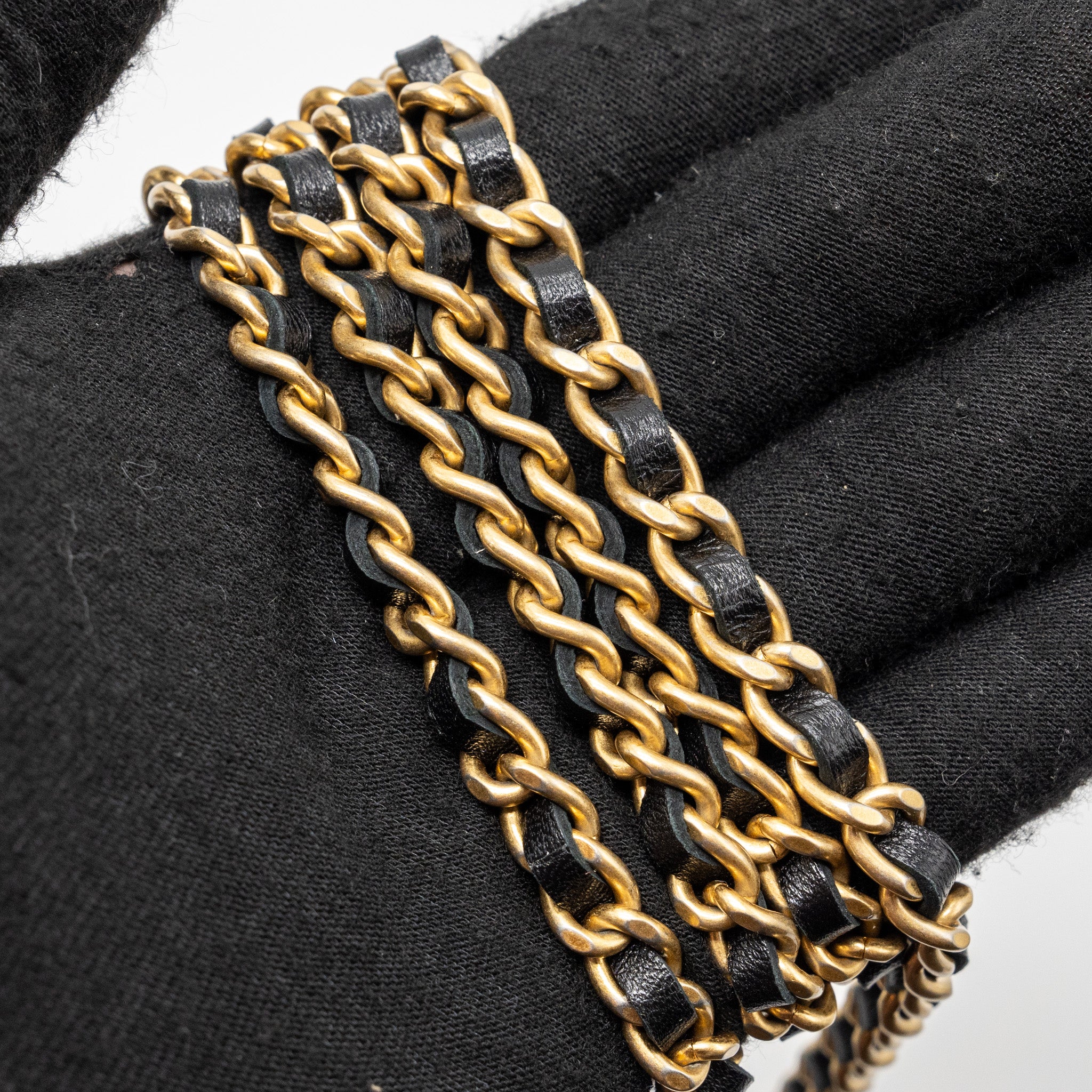 Chanel Classic Wallet On Chain With Charms Lambskin Black