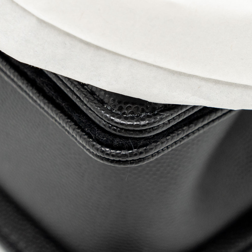 Chanel Small Boy Bag Caviar BLACK Ruthenium  (Microchip)