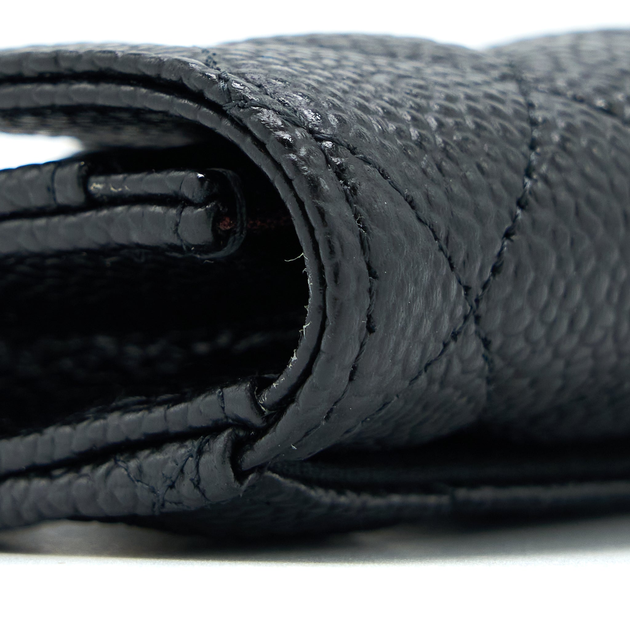 Chanel Classic Flap Card Holder Caviar Leather Black L