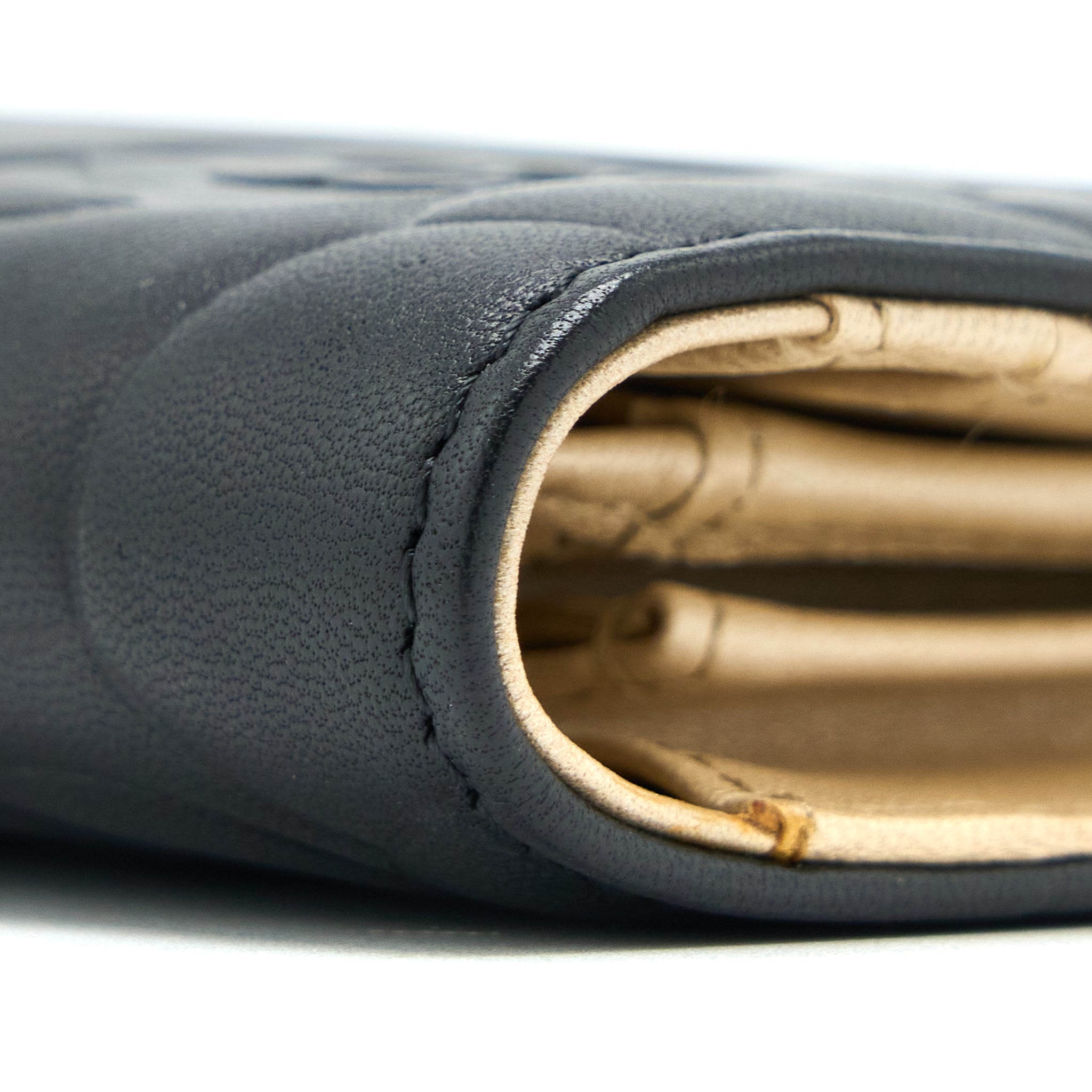 Chanel Camellia Long Flap Wallet Lambskin Black/ Gold