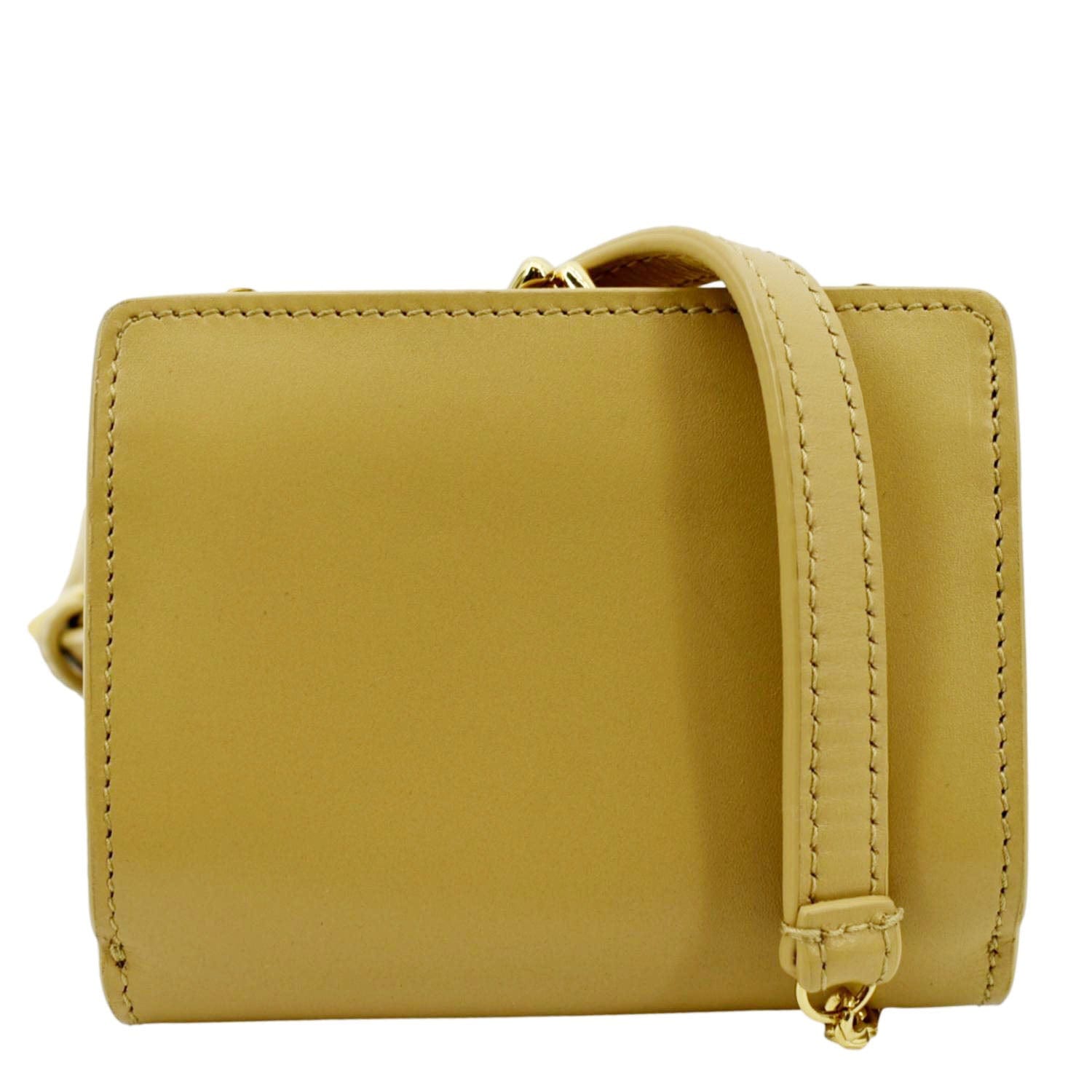 YVES SAINT LAURENT Rider Smooth Leather Shoulder Bag Beige